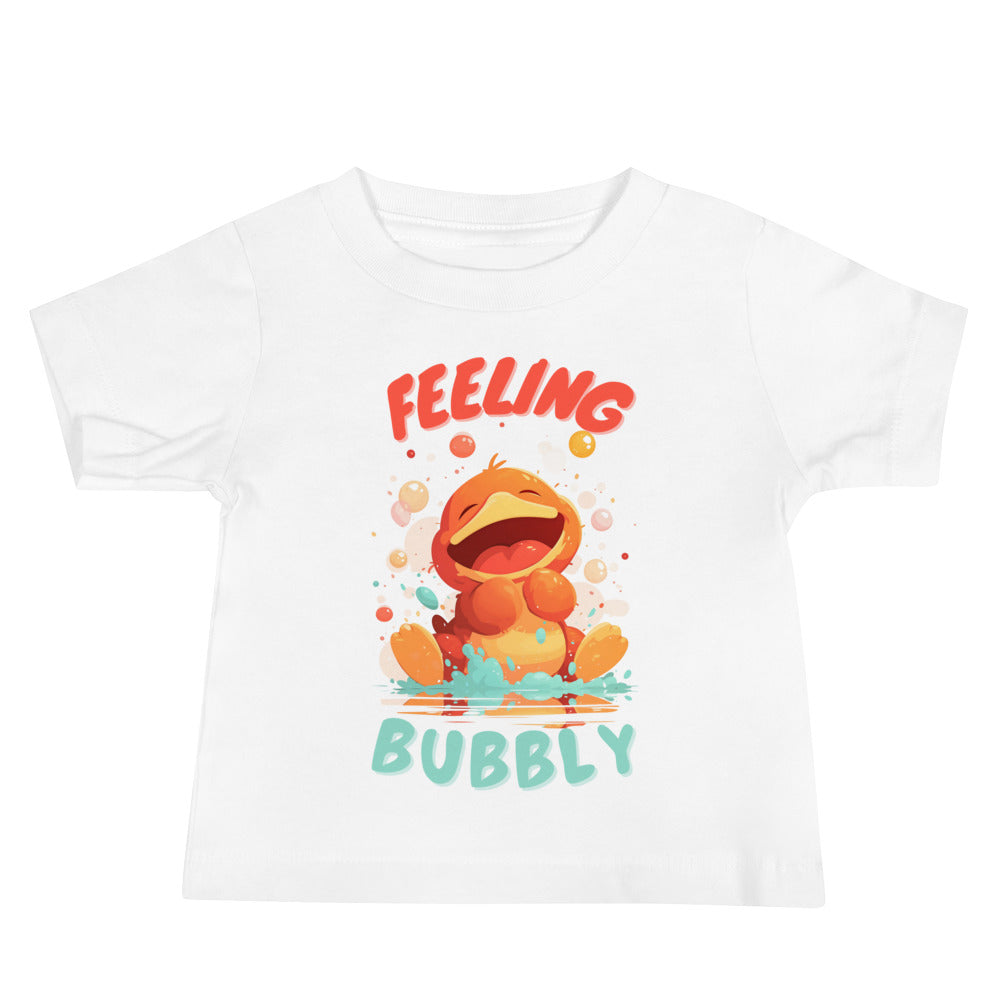 Feeling bubbly laughing platypus Baby Jersey Short Sleeve Tee