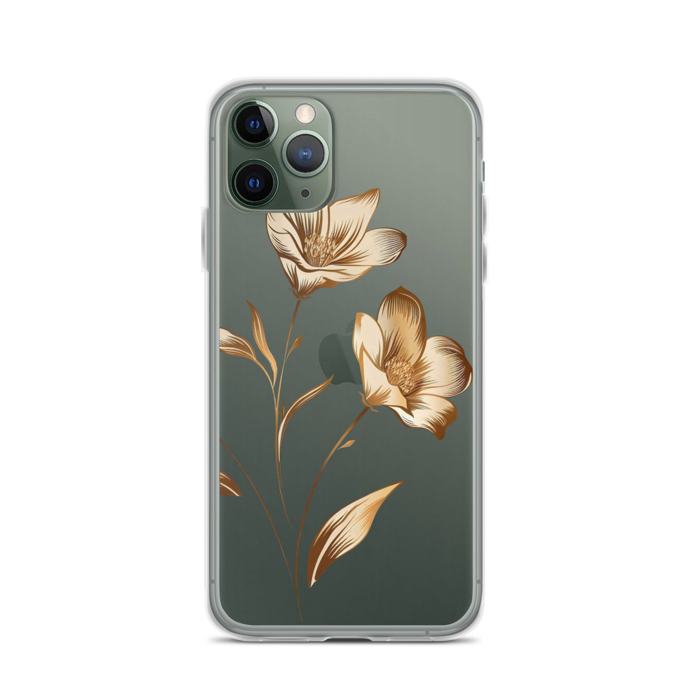 Golden flowers bunch Clear Case for iPhone®