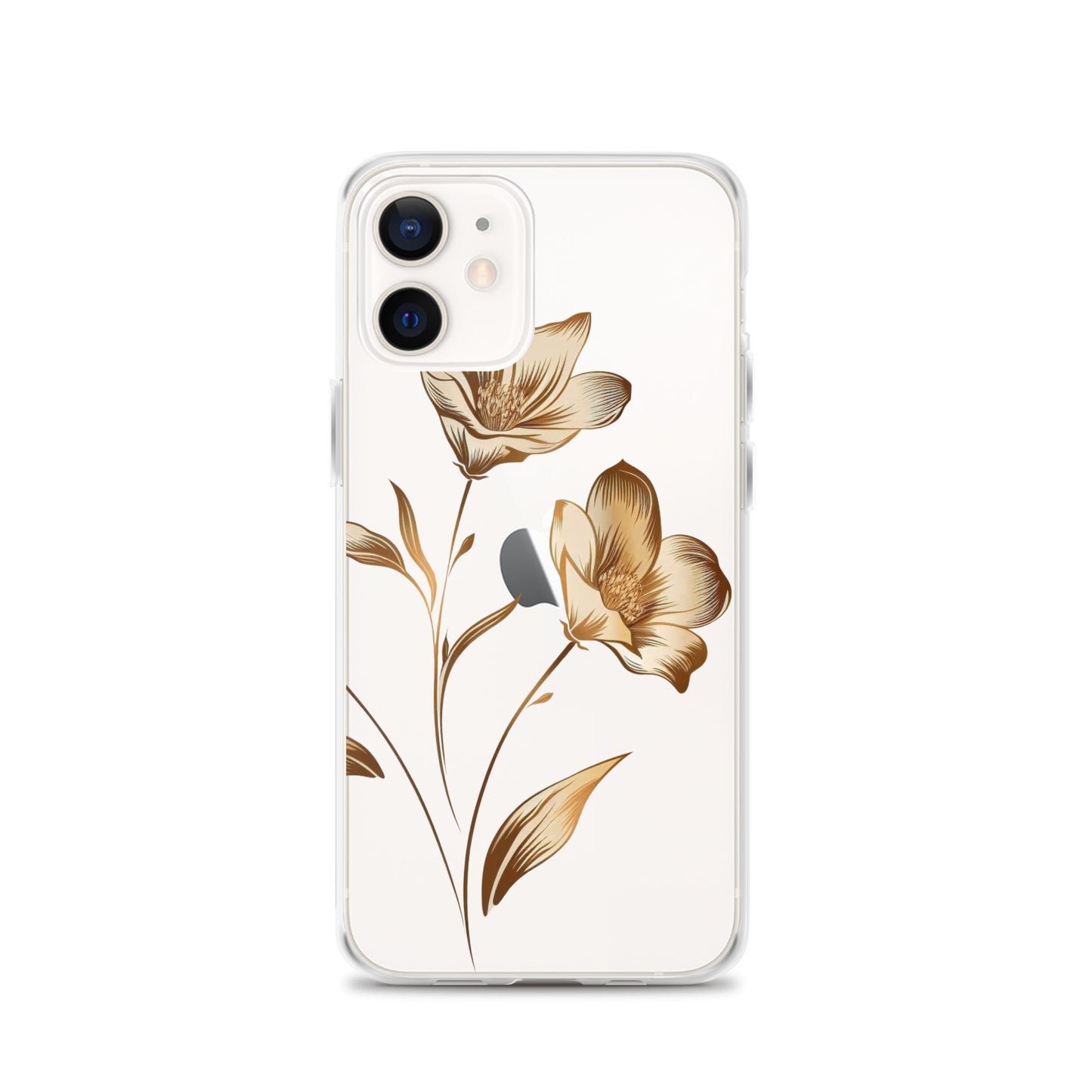 Golden flowers bunch Clear Case for iPhone®