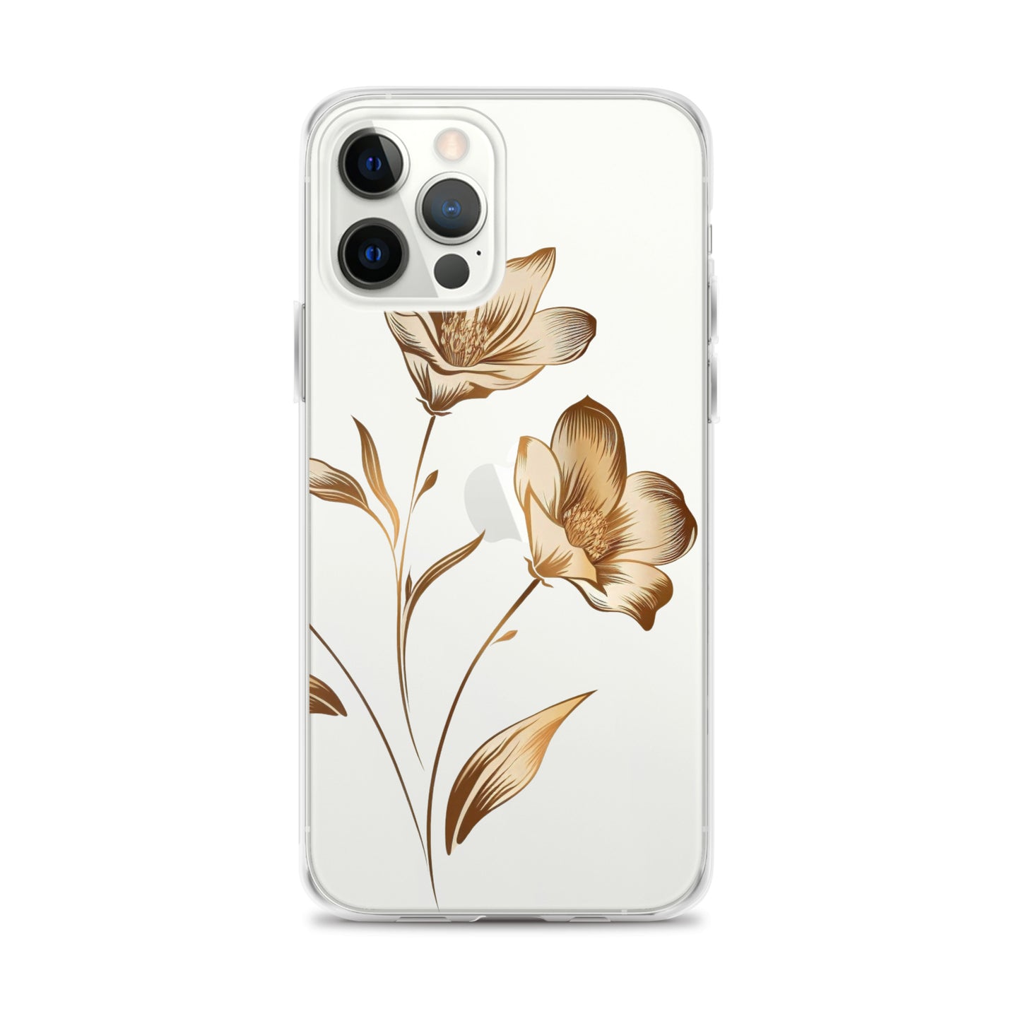 Golden flowers bunch Clear Case for iPhone®