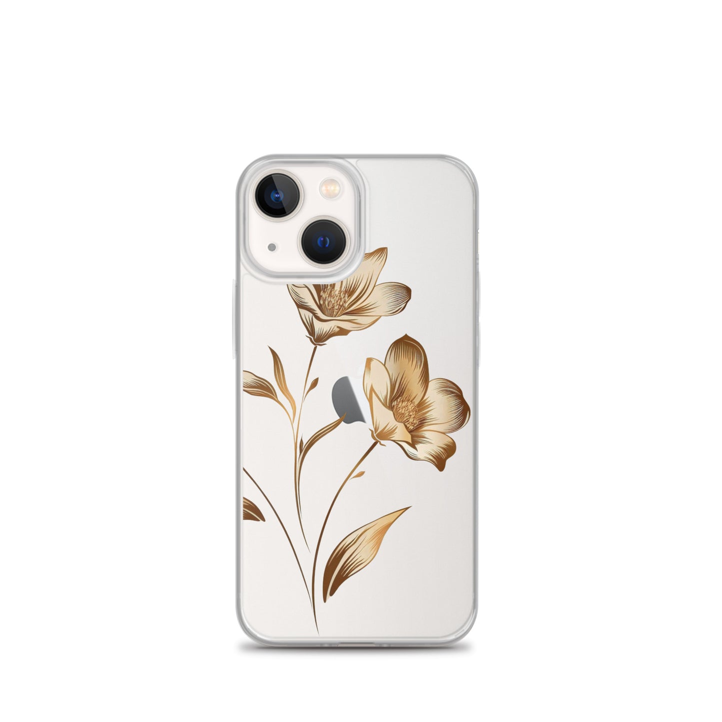 Golden flowers bunch Clear Case for iPhone®