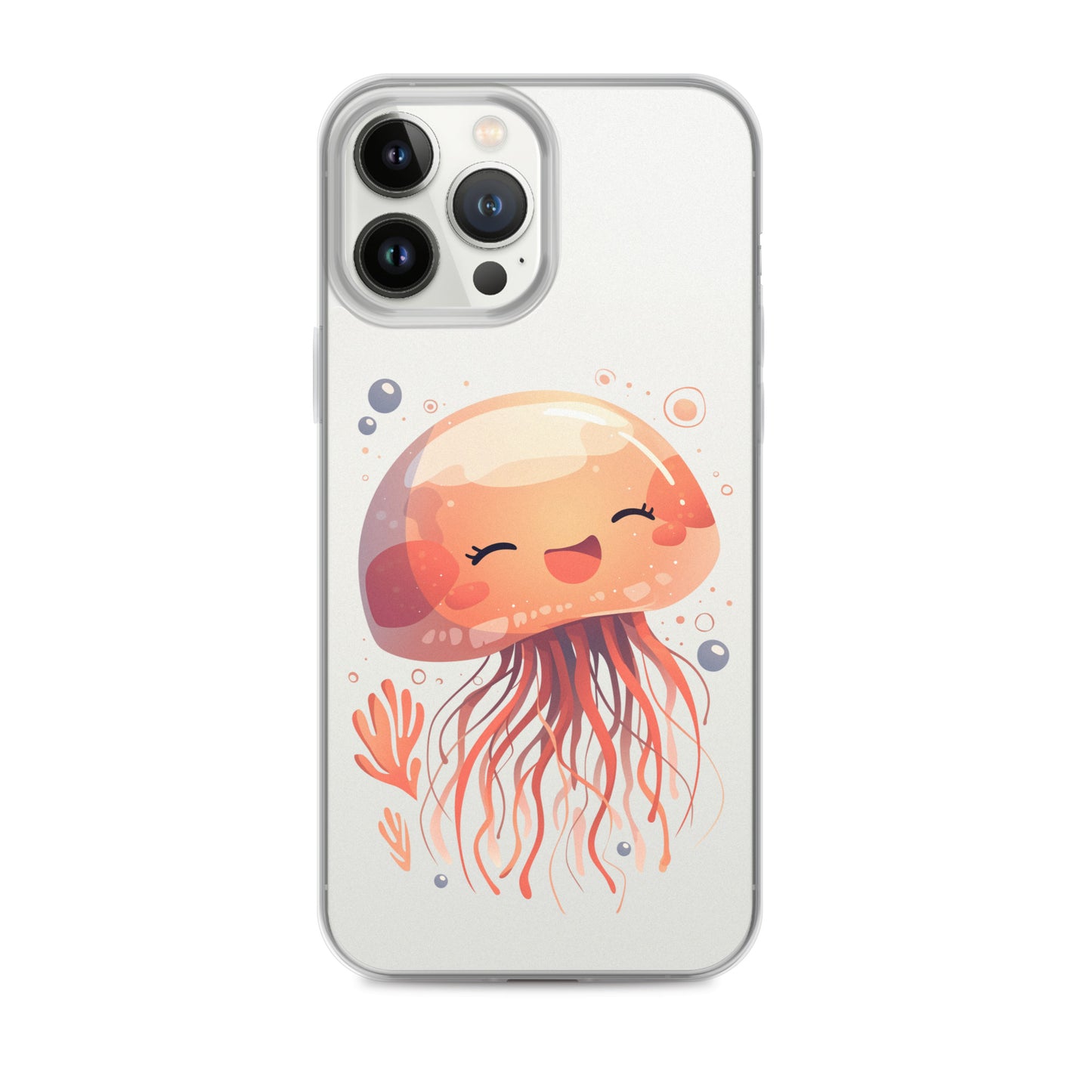 Smiling jellyfish kawaii Clear Case for iPhone®