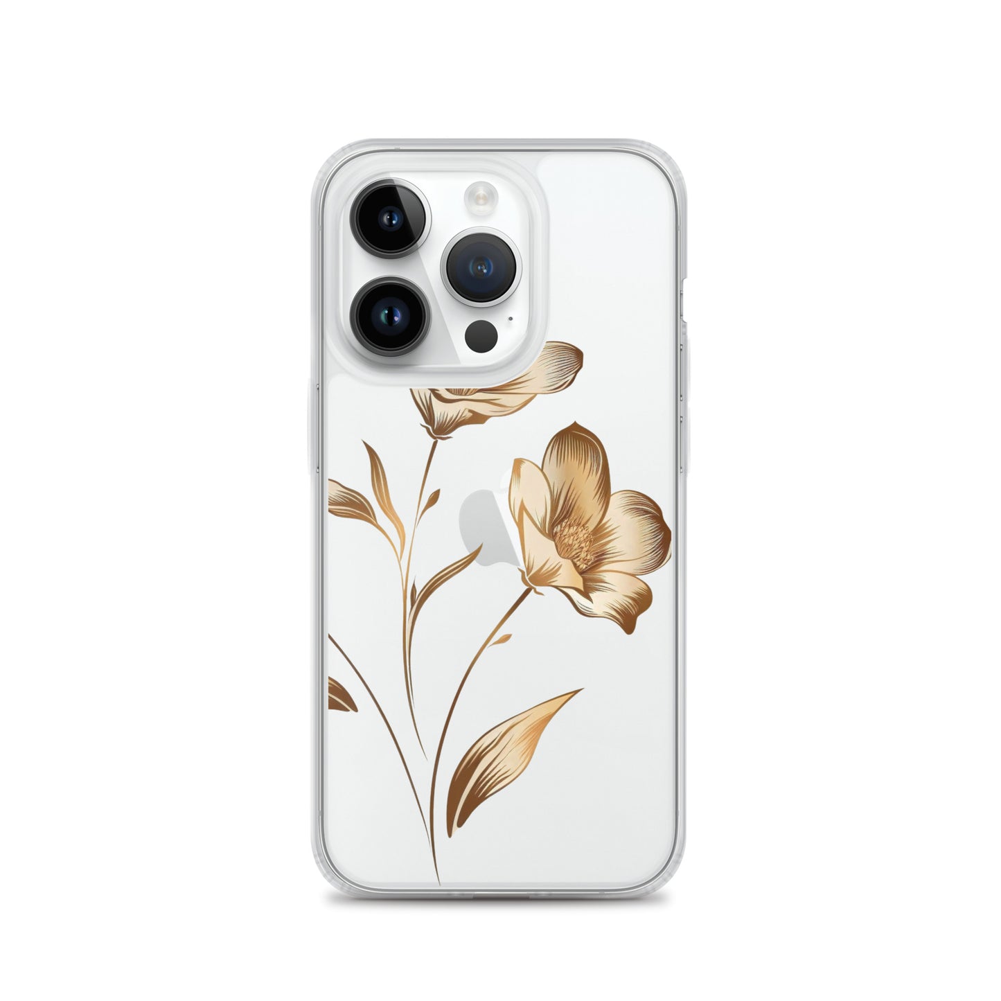 Golden flowers bunch Clear Case for iPhone®