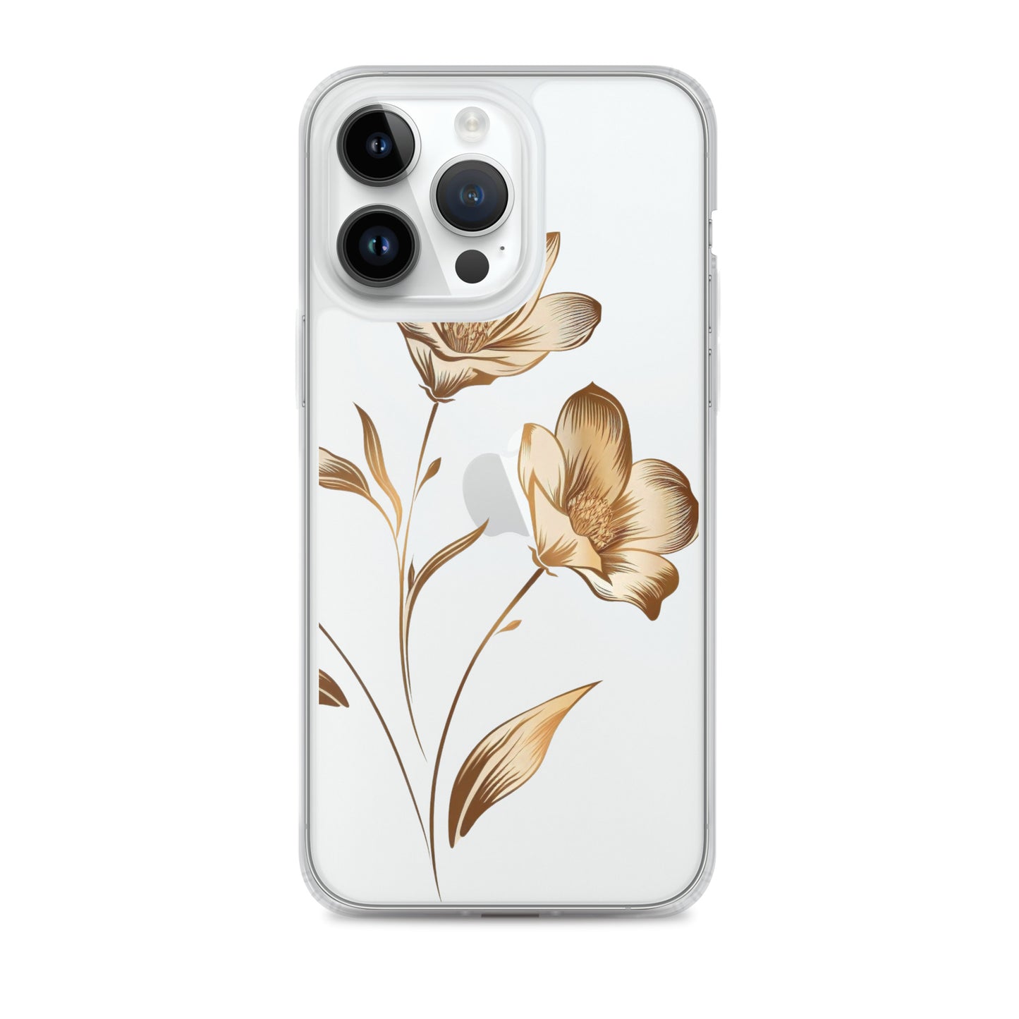 Golden flowers bunch Clear Case for iPhone®