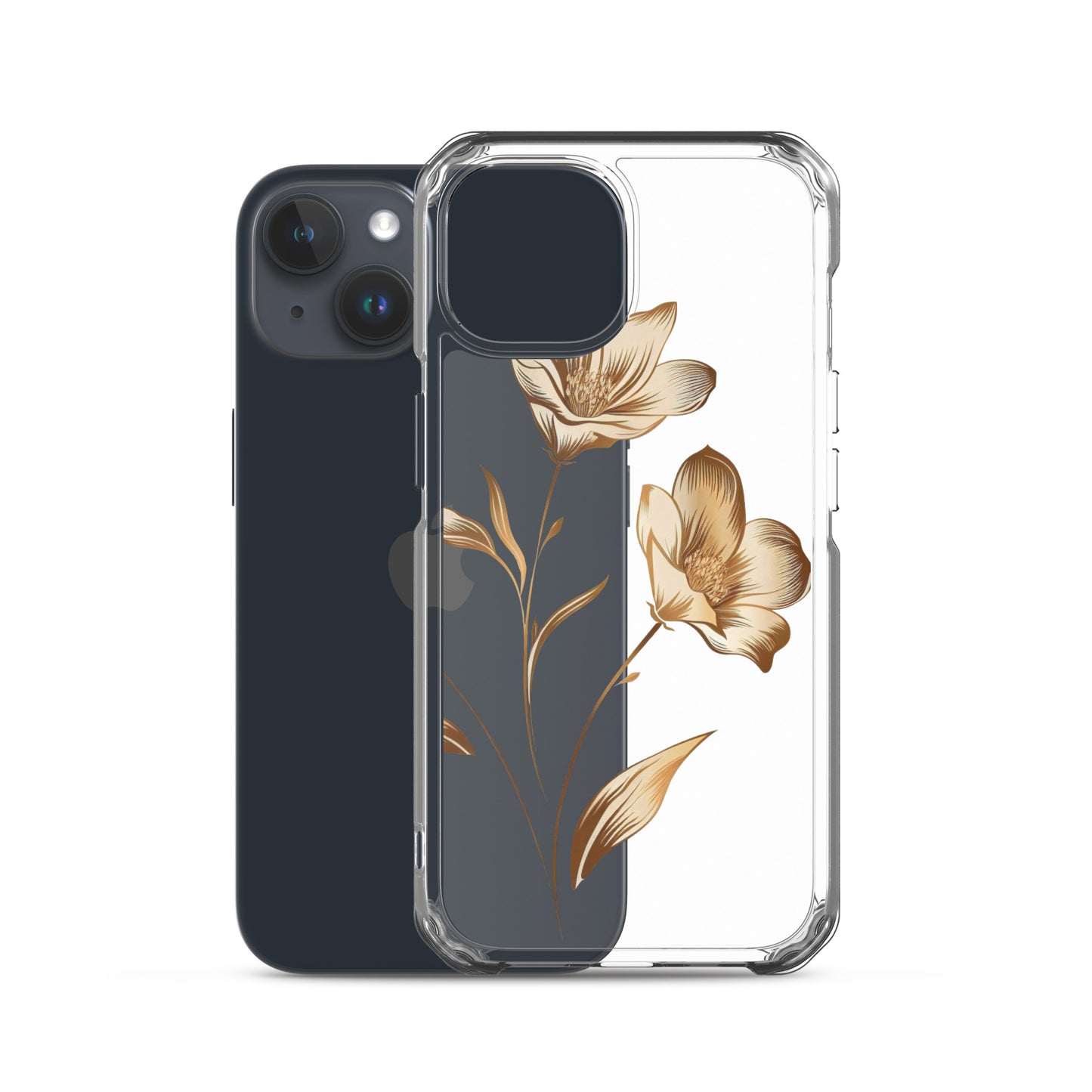 Golden flowers bunch Clear Case for iPhone®