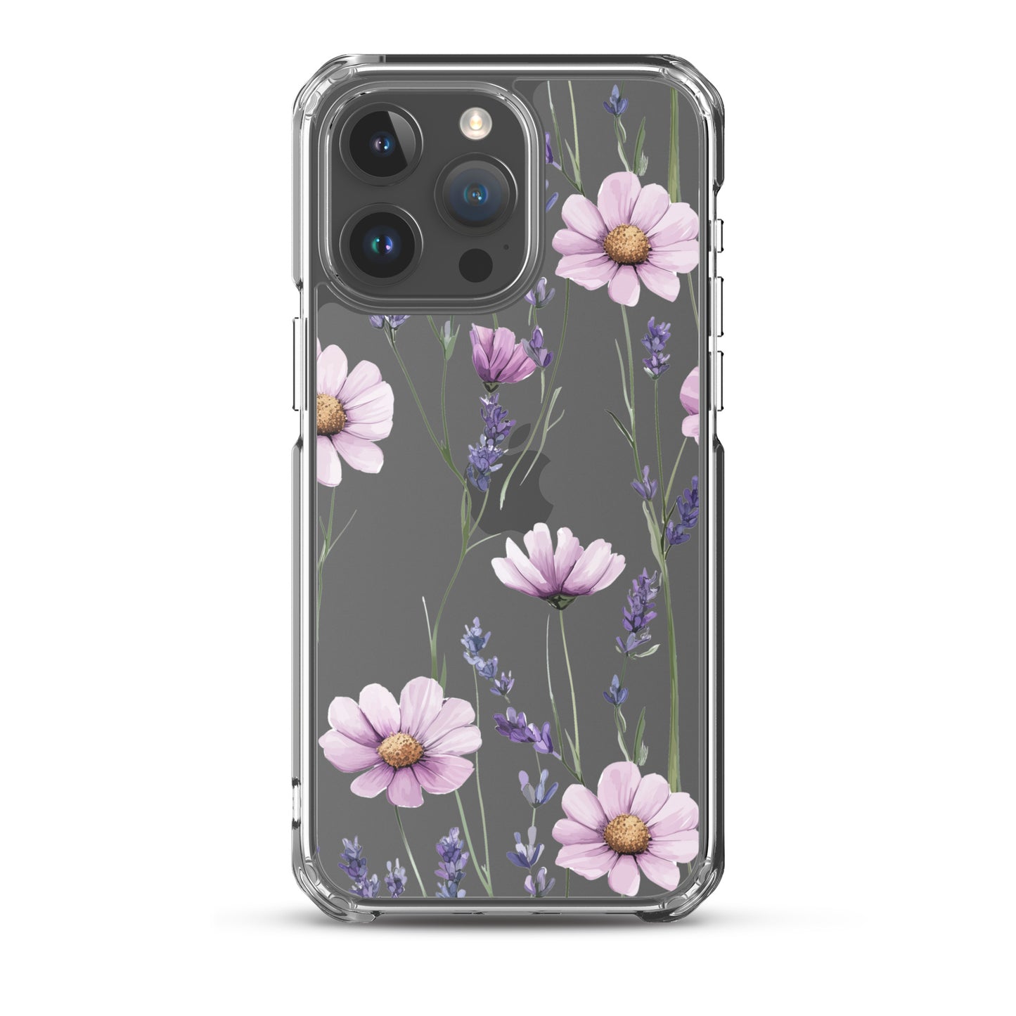 Lavender and purple daisy Clear Case for iPhone®