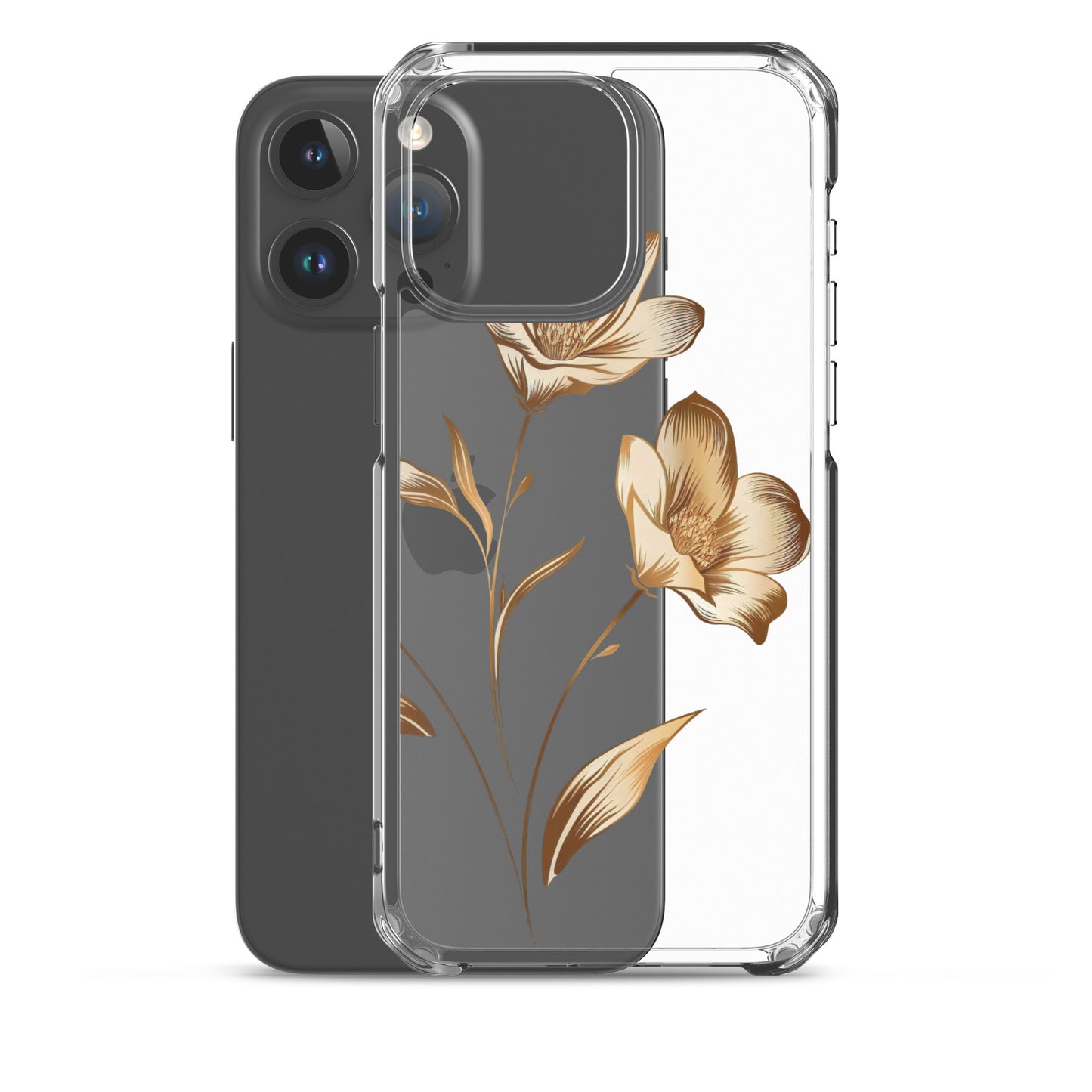 Golden flowers bunch Clear Case for iPhone®