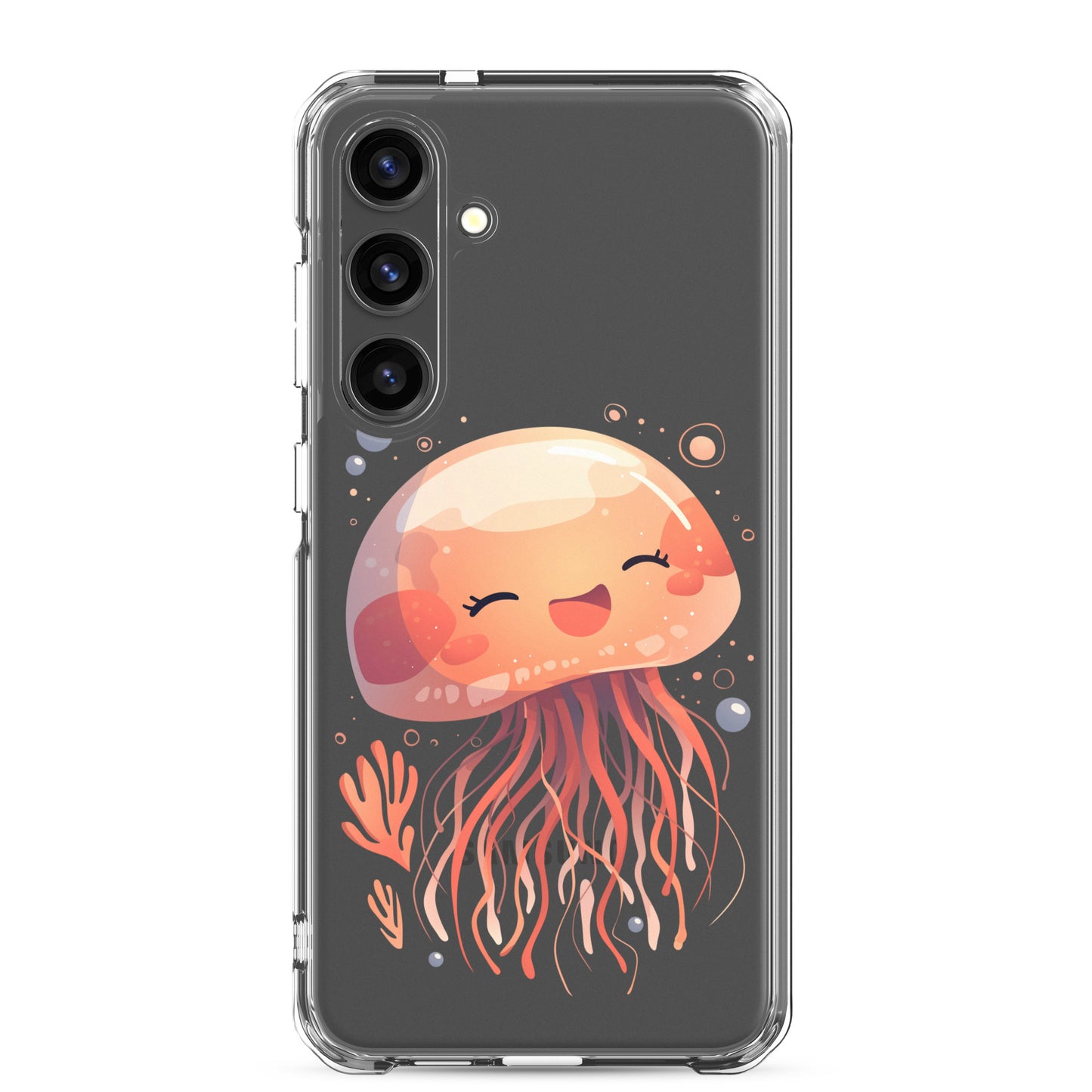 Smiling jellyfish kawaii Clear Case for Samsung®