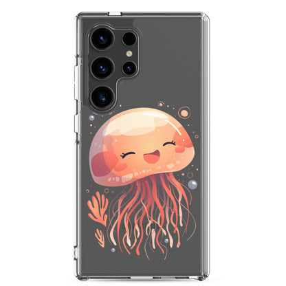 Smiling jellyfish kawaii Clear Case for Samsung®