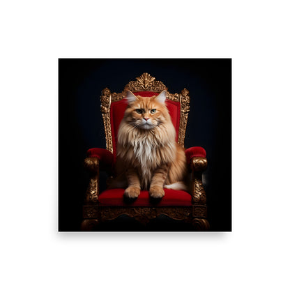 Chat royal de Sibérie - Affiche