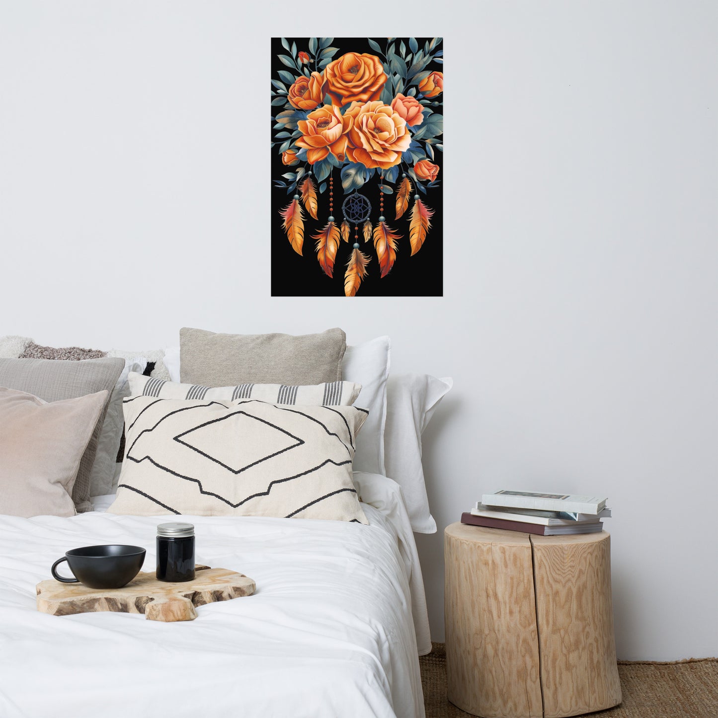 Roses dreamcatcher Poster