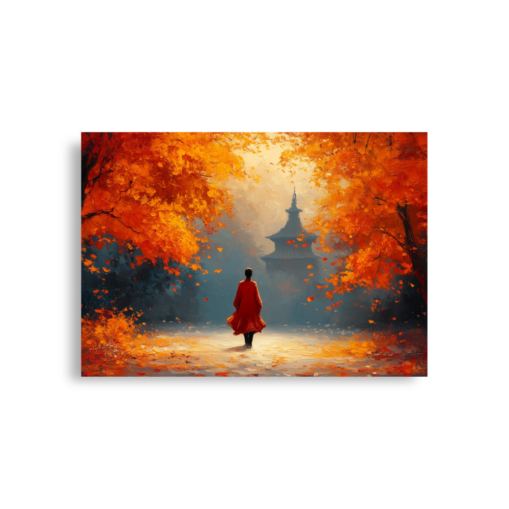 Asian autumn serenity Poster