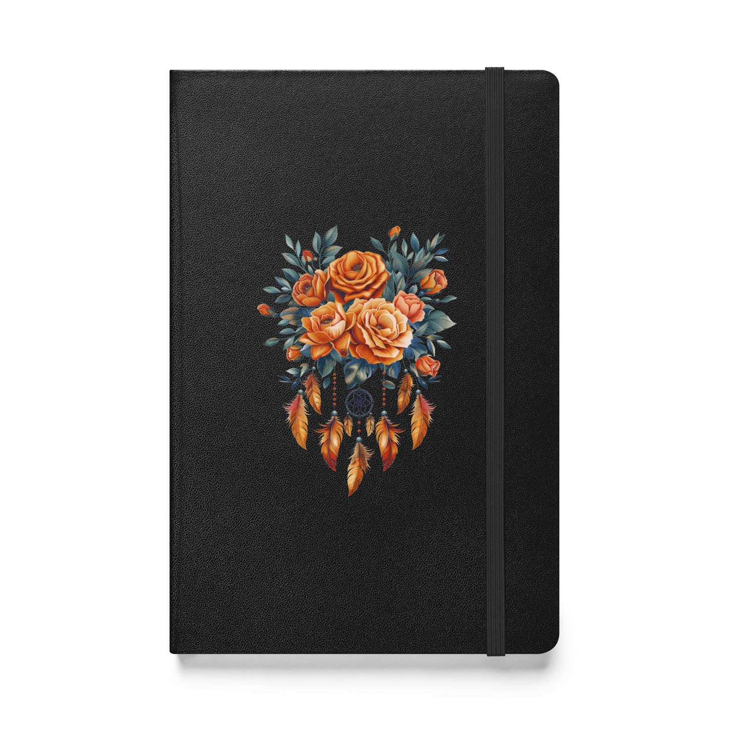 Roses dreamcatcher Hardcover bound notebook