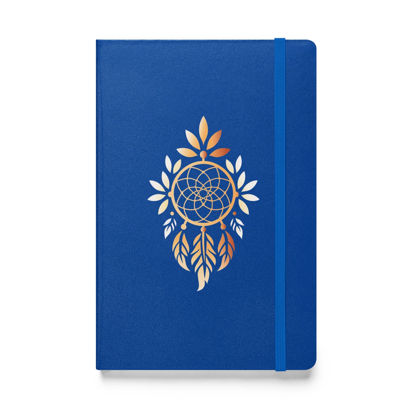 Golden dreamcatcher Hardcover bound notebook