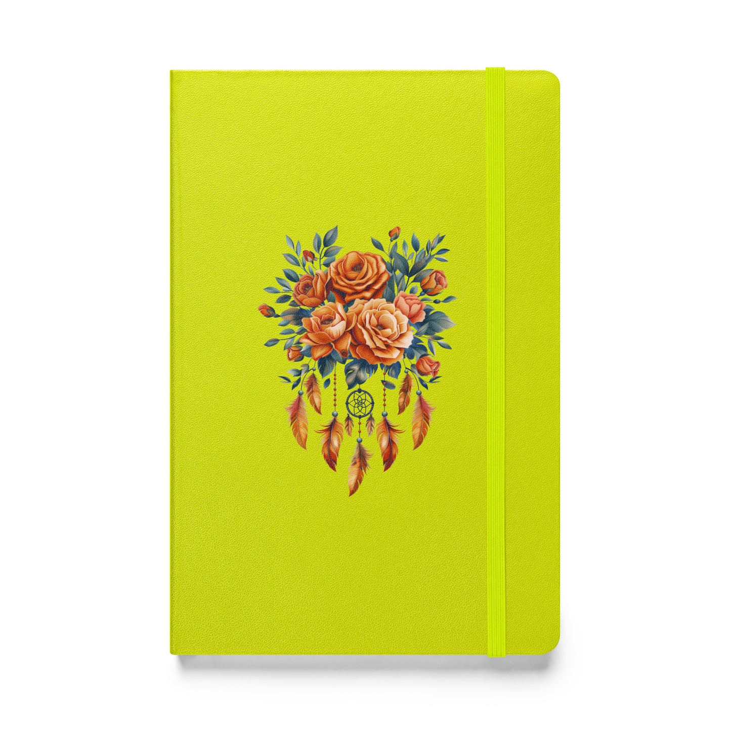 Roses dreamcatcher Hardcover bound notebook