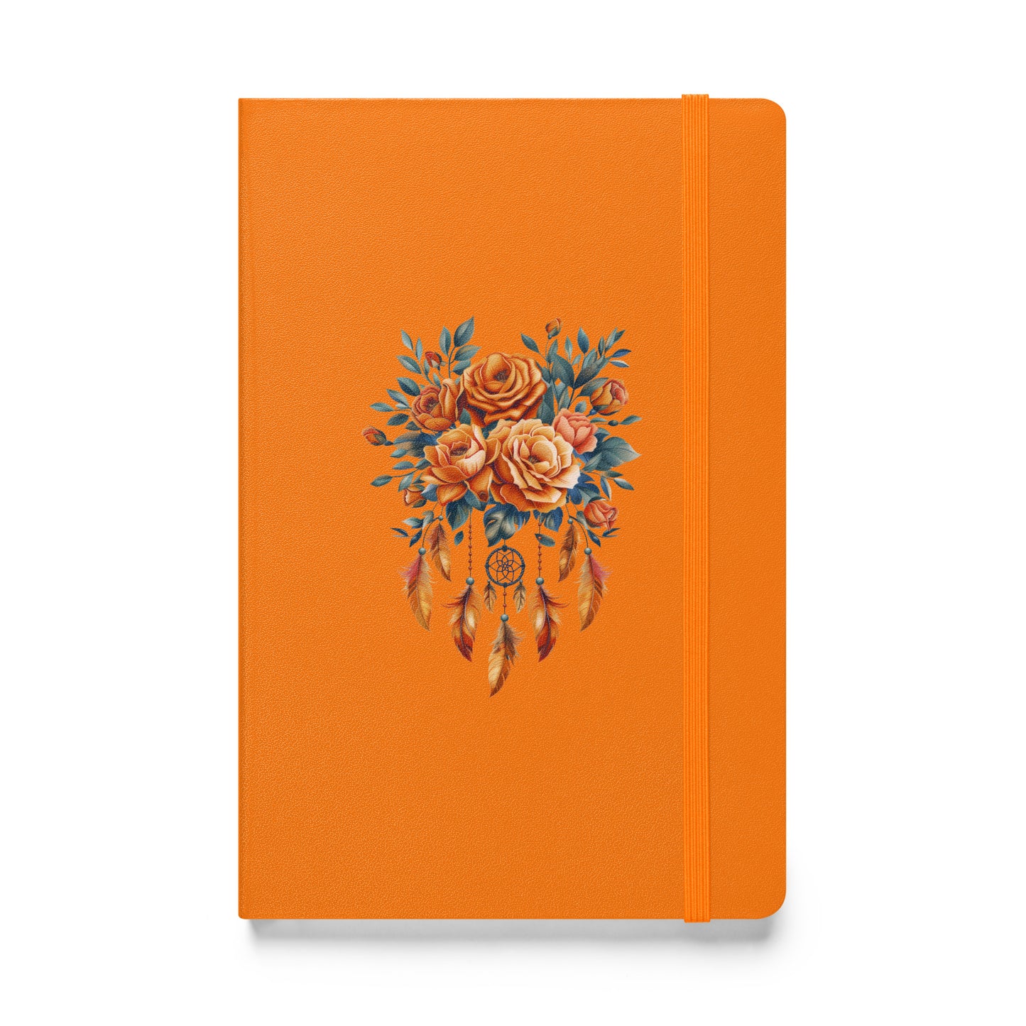 Roses dreamcatcher Hardcover bound notebook