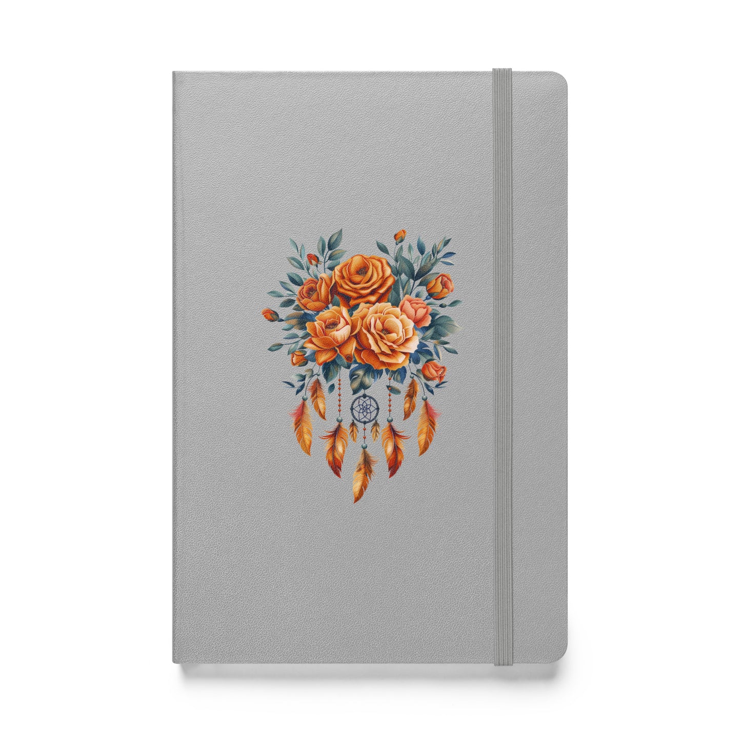 Roses dreamcatcher Hardcover bound notebook