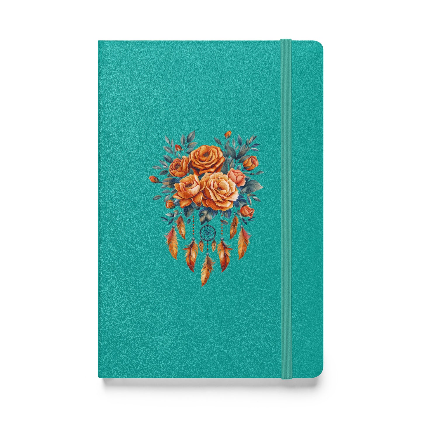 Roses dreamcatcher Hardcover bound notebook