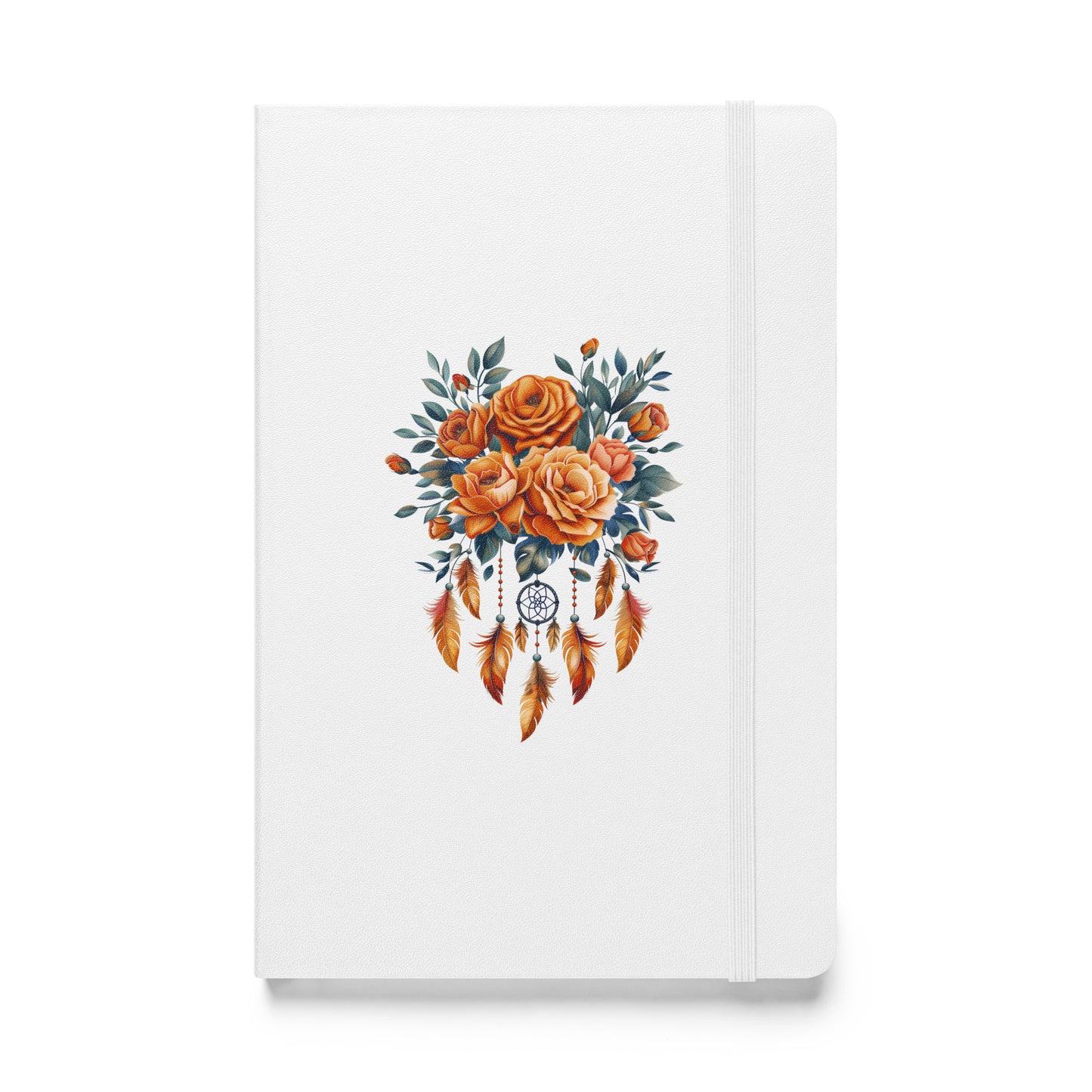 Roses dreamcatcher Hardcover bound notebook