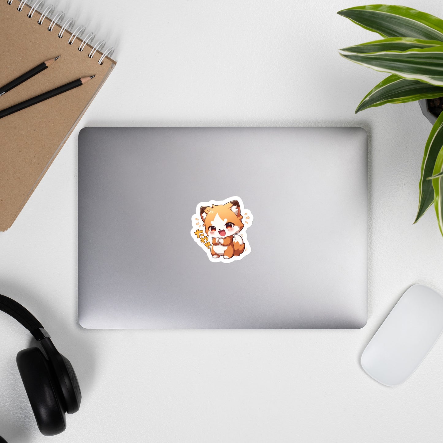 Cute little fox Bubble-free stickers