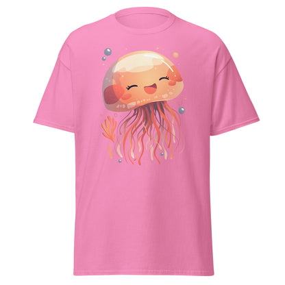 Smiling jellyfish kawaii Men's classic tee