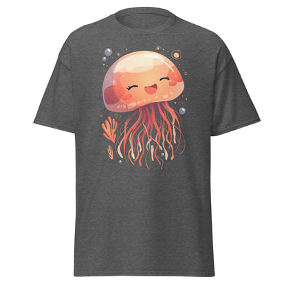 Smiling jellyfish kawaii Men's classic tee