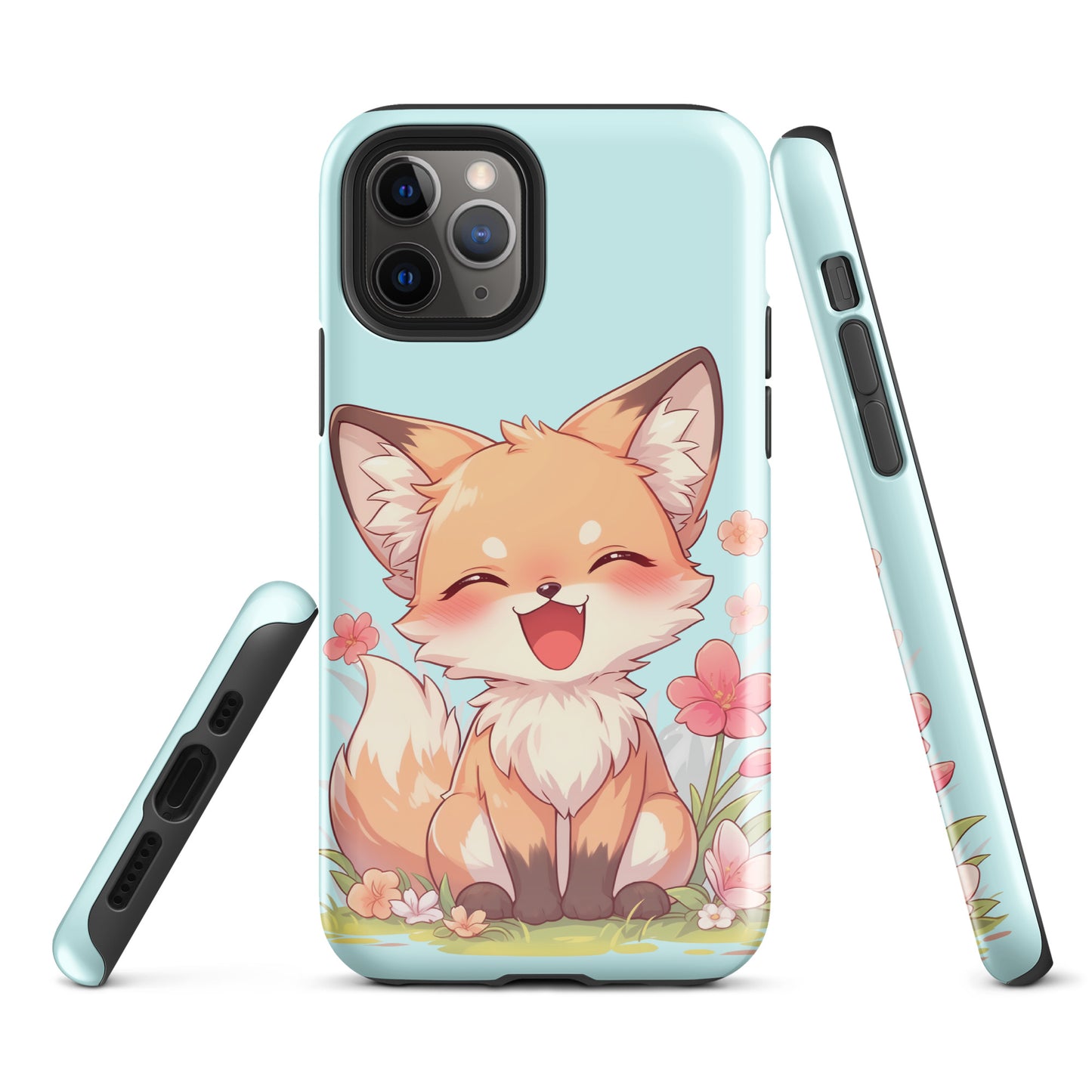 Cute red fox smiling Tough Case for iPhone®