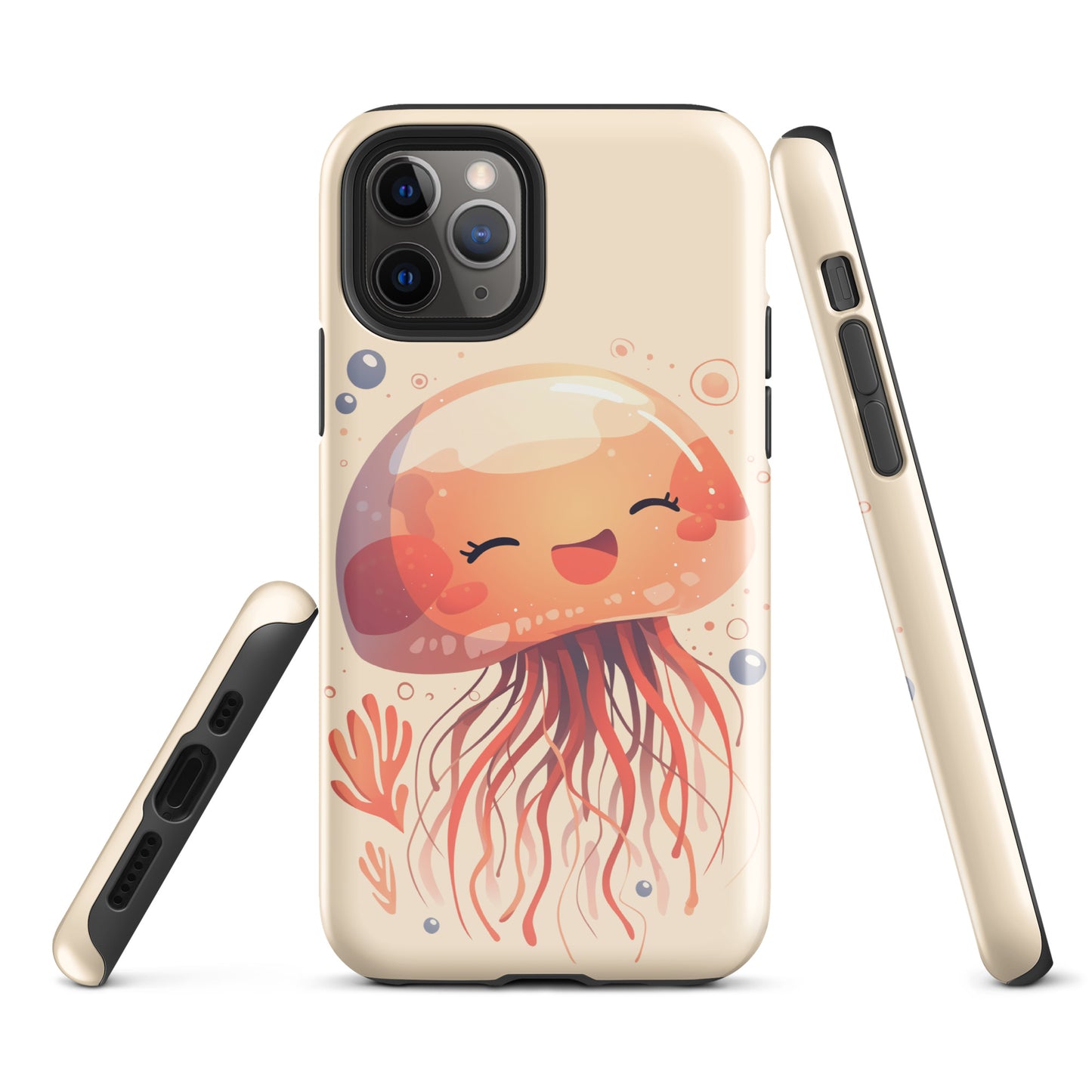 Smiling jellyfish kawaii Tough Case for iPhone®