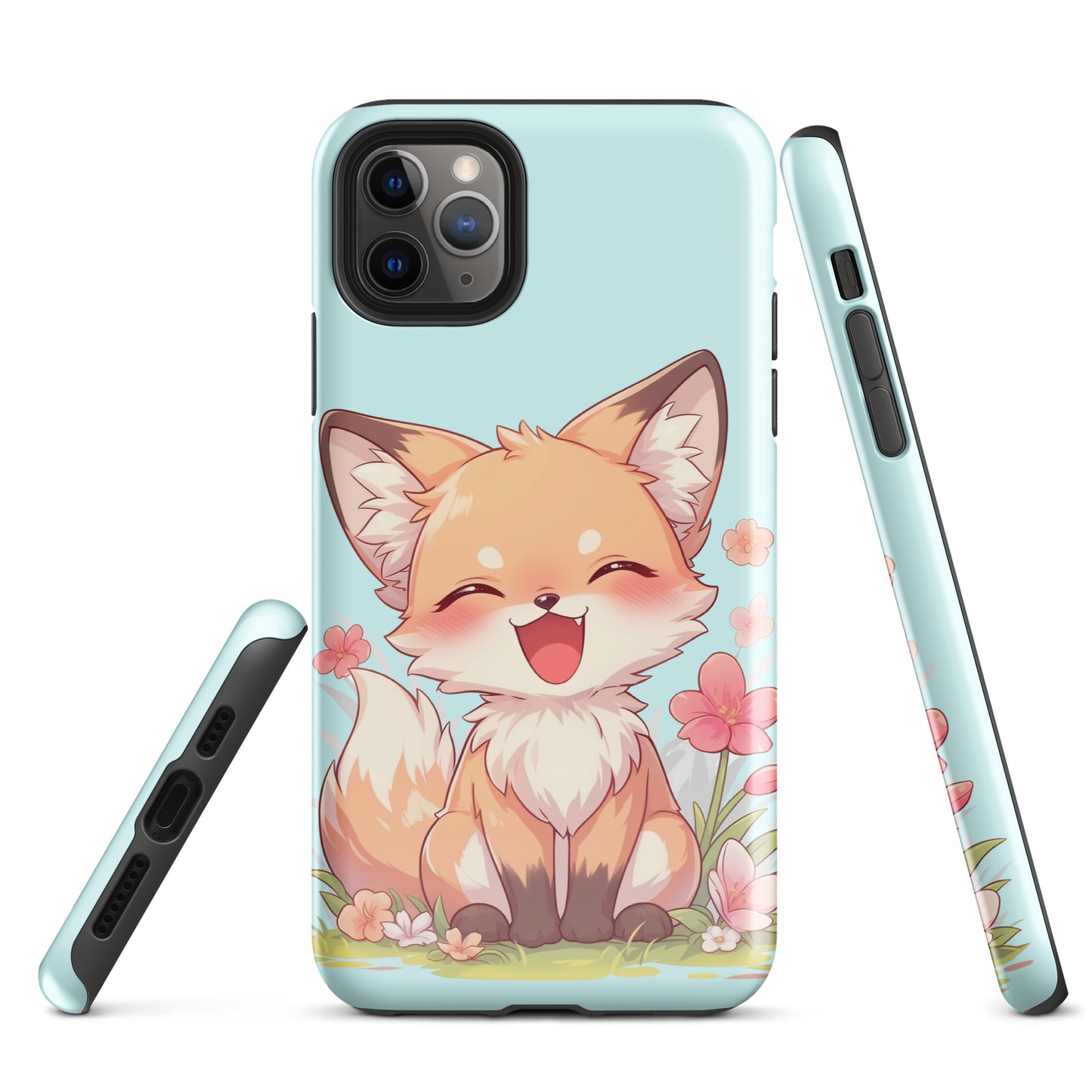 Cute red fox smiling Tough Case for iPhone®