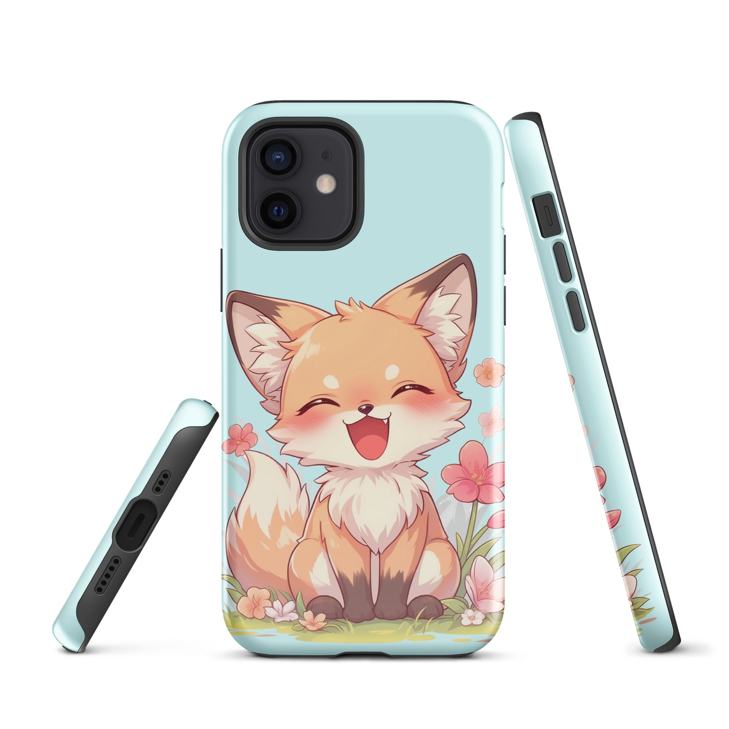 Cute red fox smiling Tough Case for iPhone®