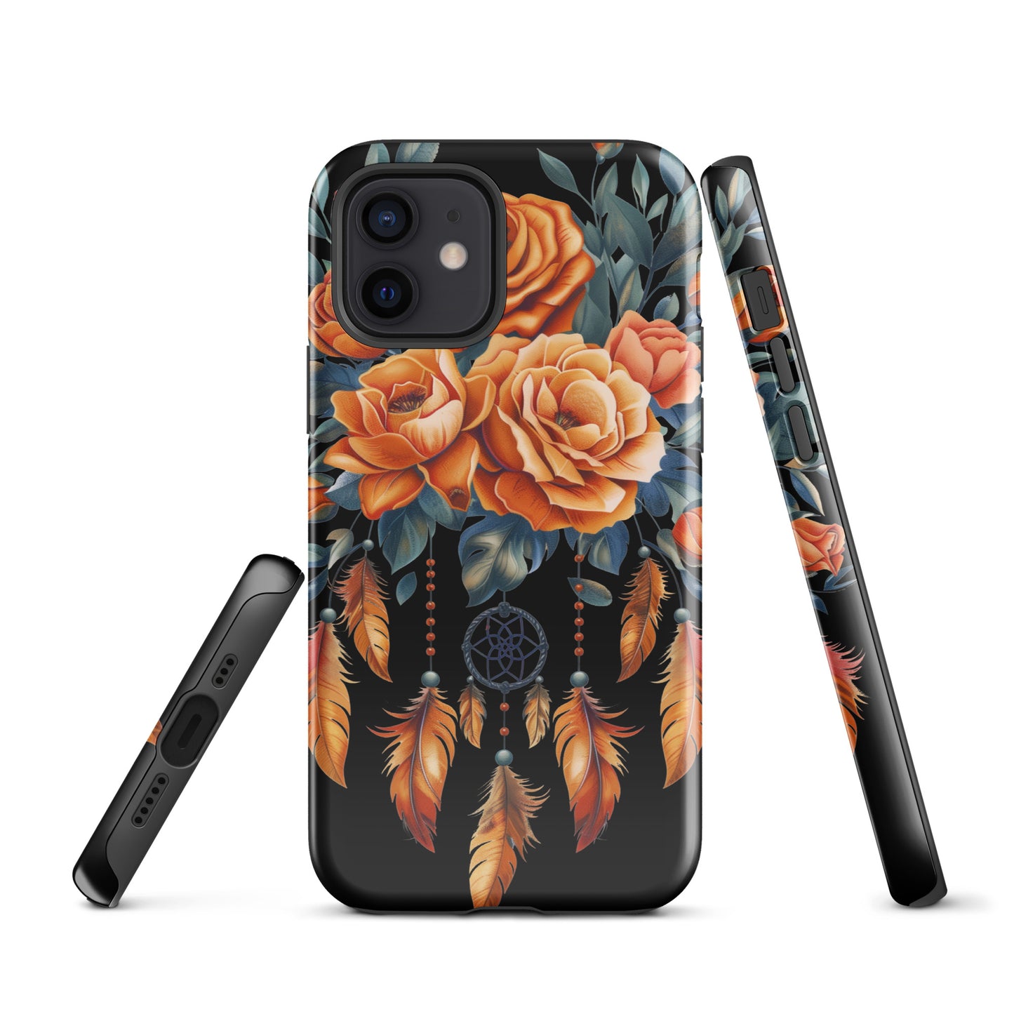 Roses dreamcatcher black Tough Case for iPhone®