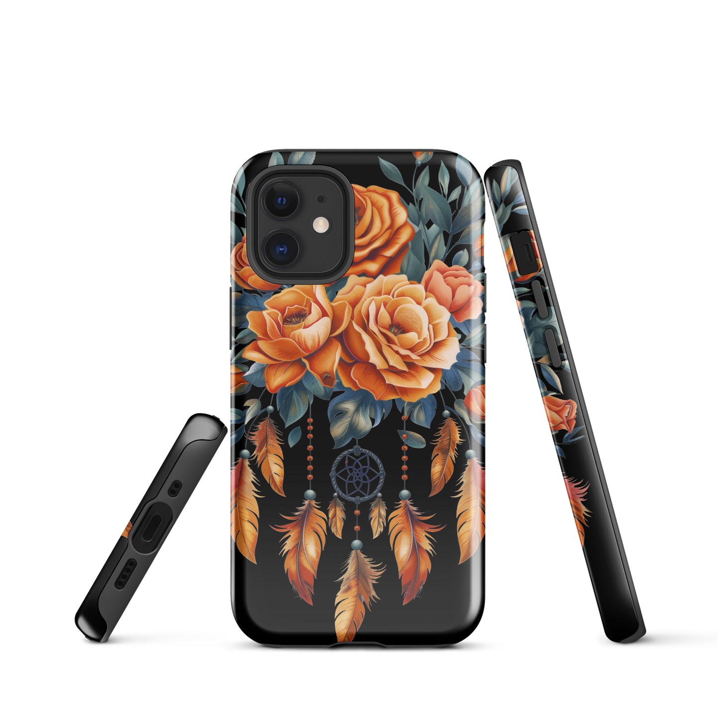 Roses dreamcatcher black Tough Case for iPhone®