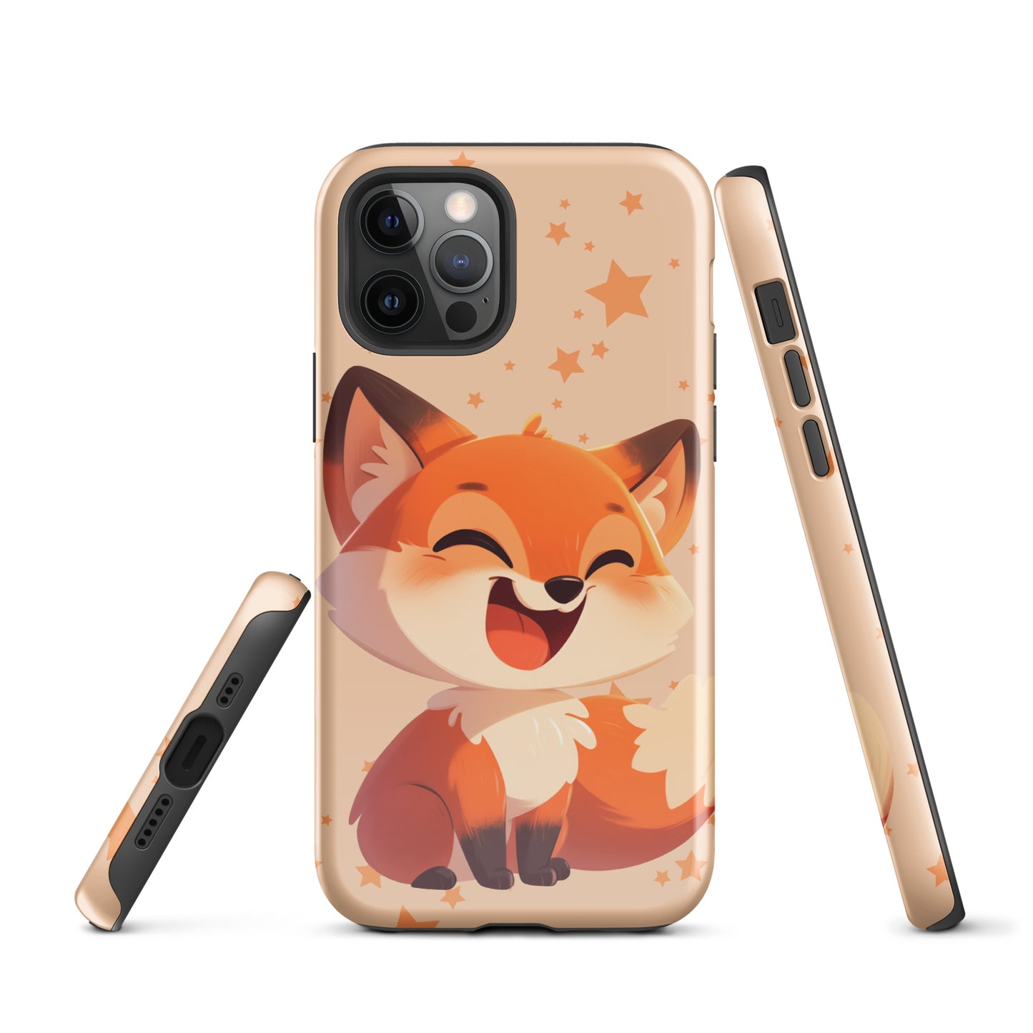 Coque rigide pour iPhone® avec renard roux de dessin animé