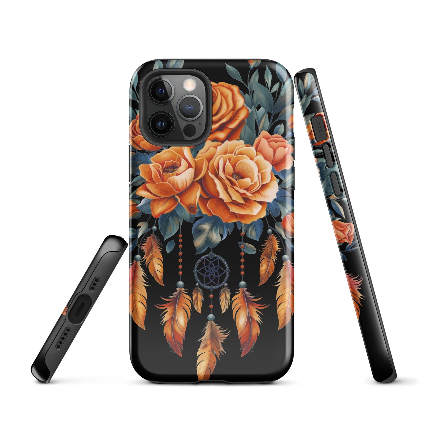 Roses dreamcatcher black Tough Case for iPhone®