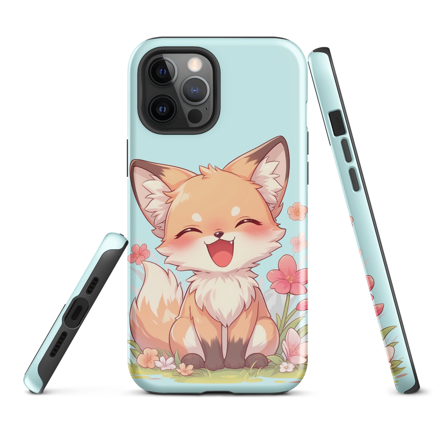 Cute red fox smiling Tough Case for iPhone®