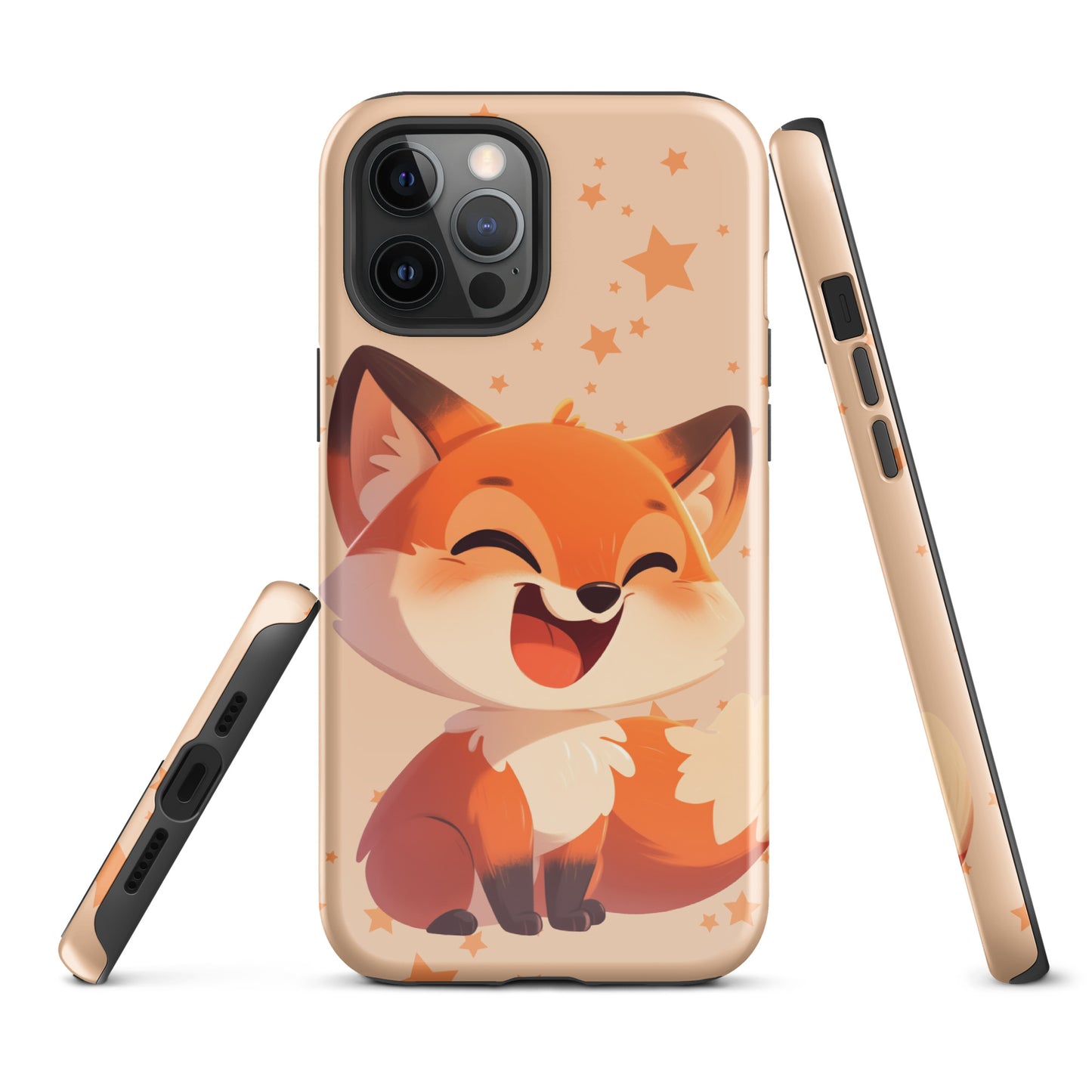 Coque rigide pour iPhone® avec renard roux de dessin animé