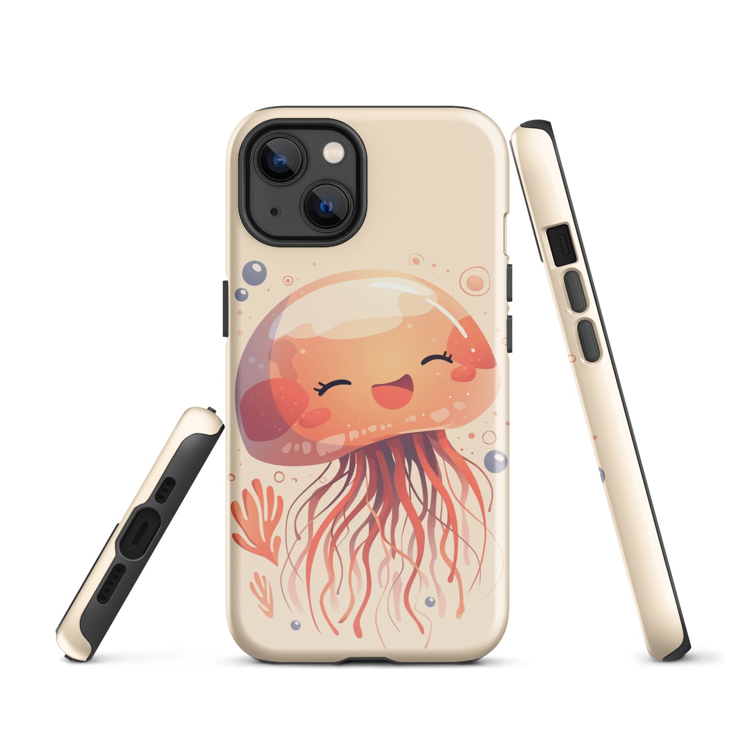 Smiling jellyfish kawaii Tough Case for iPhone®