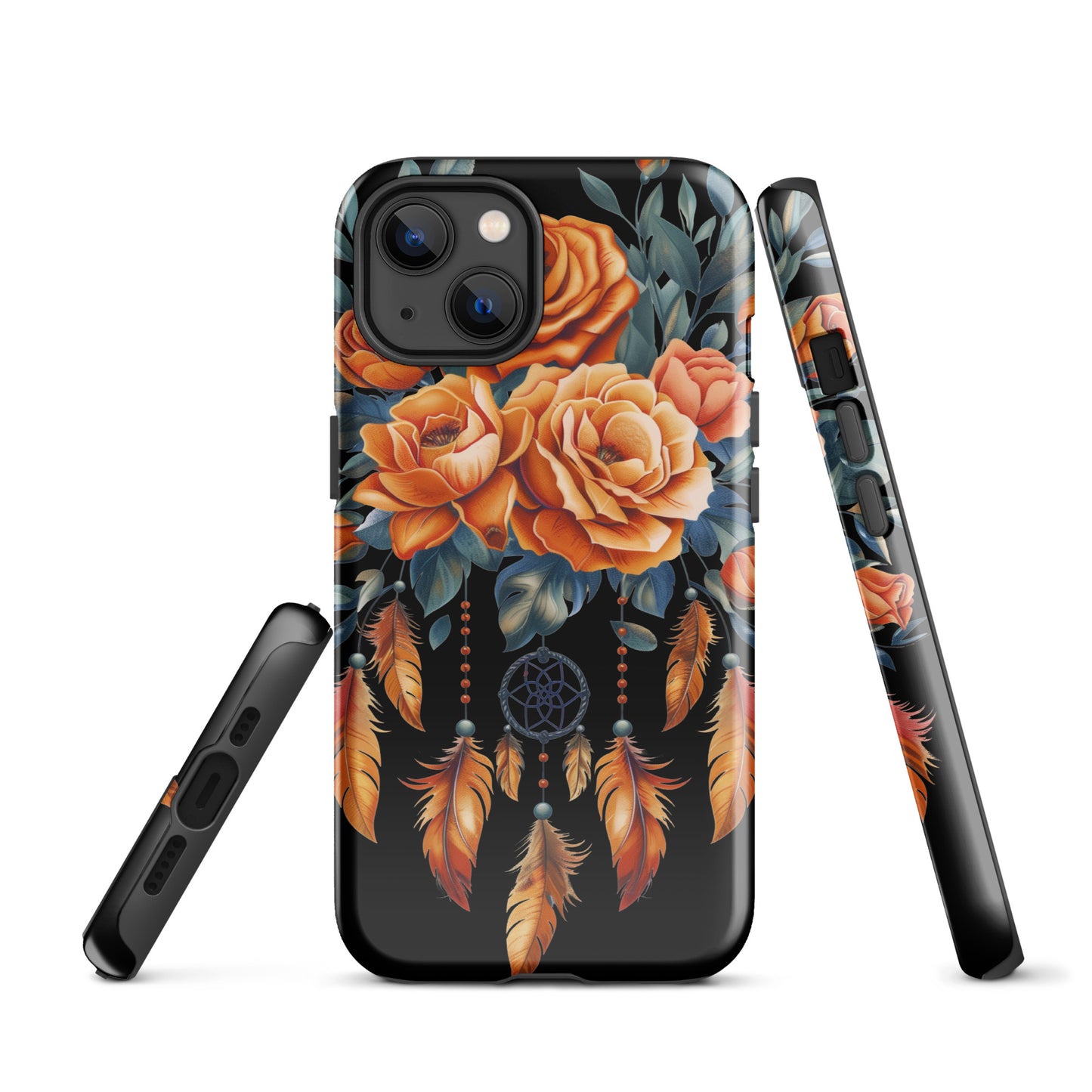 Roses dreamcatcher black Tough Case for iPhone®