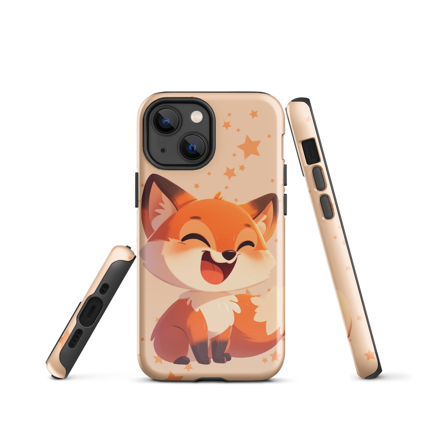 Coque rigide pour iPhone® avec renard roux de dessin animé