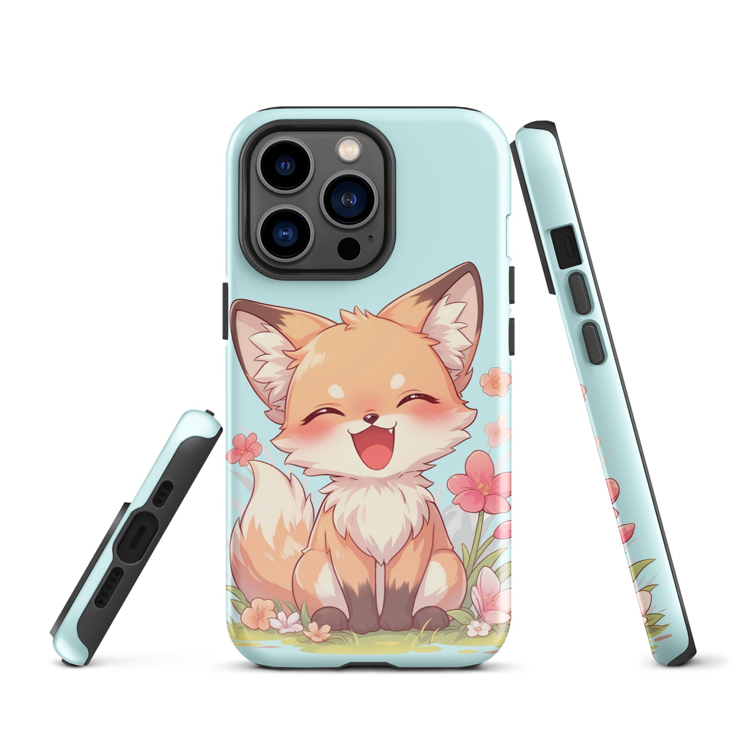 Cute red fox smiling Tough Case for iPhone®