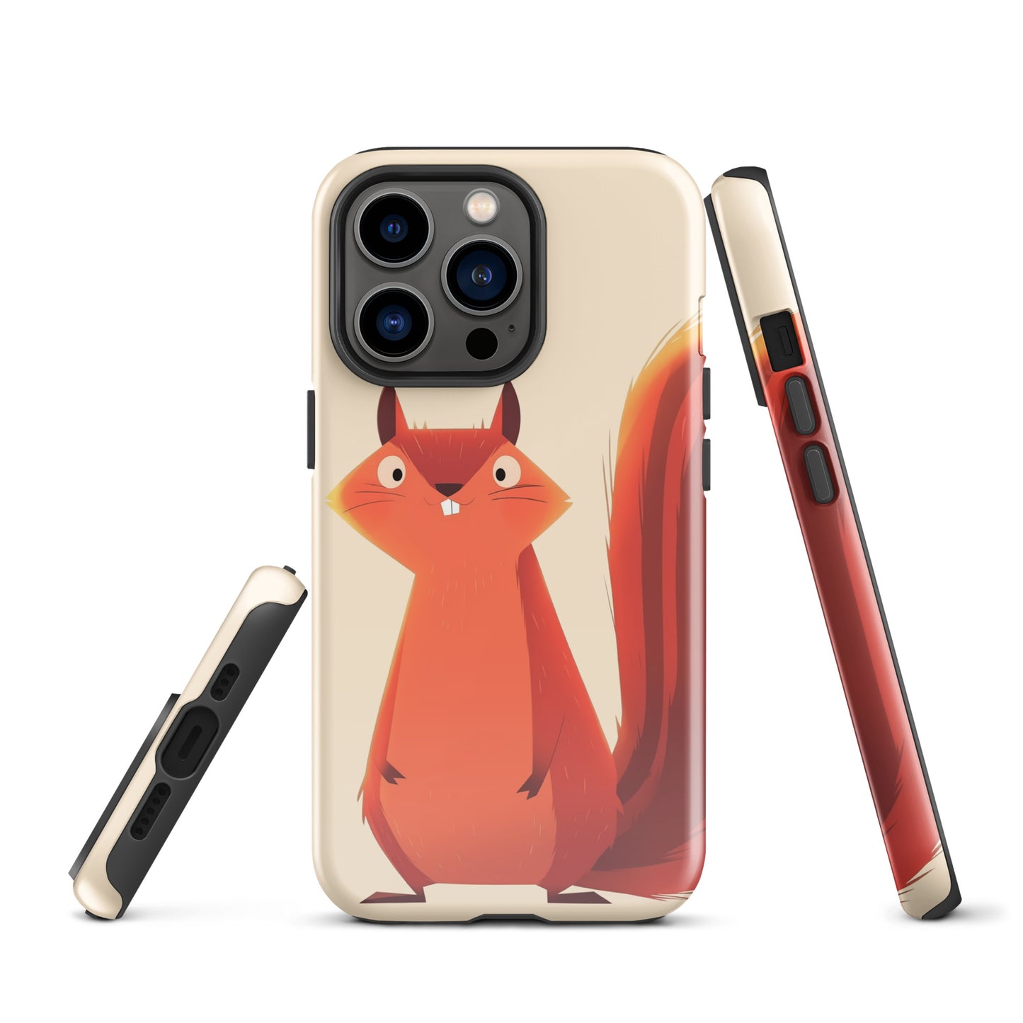 Silly red squirrel Tough Case for iPhone®