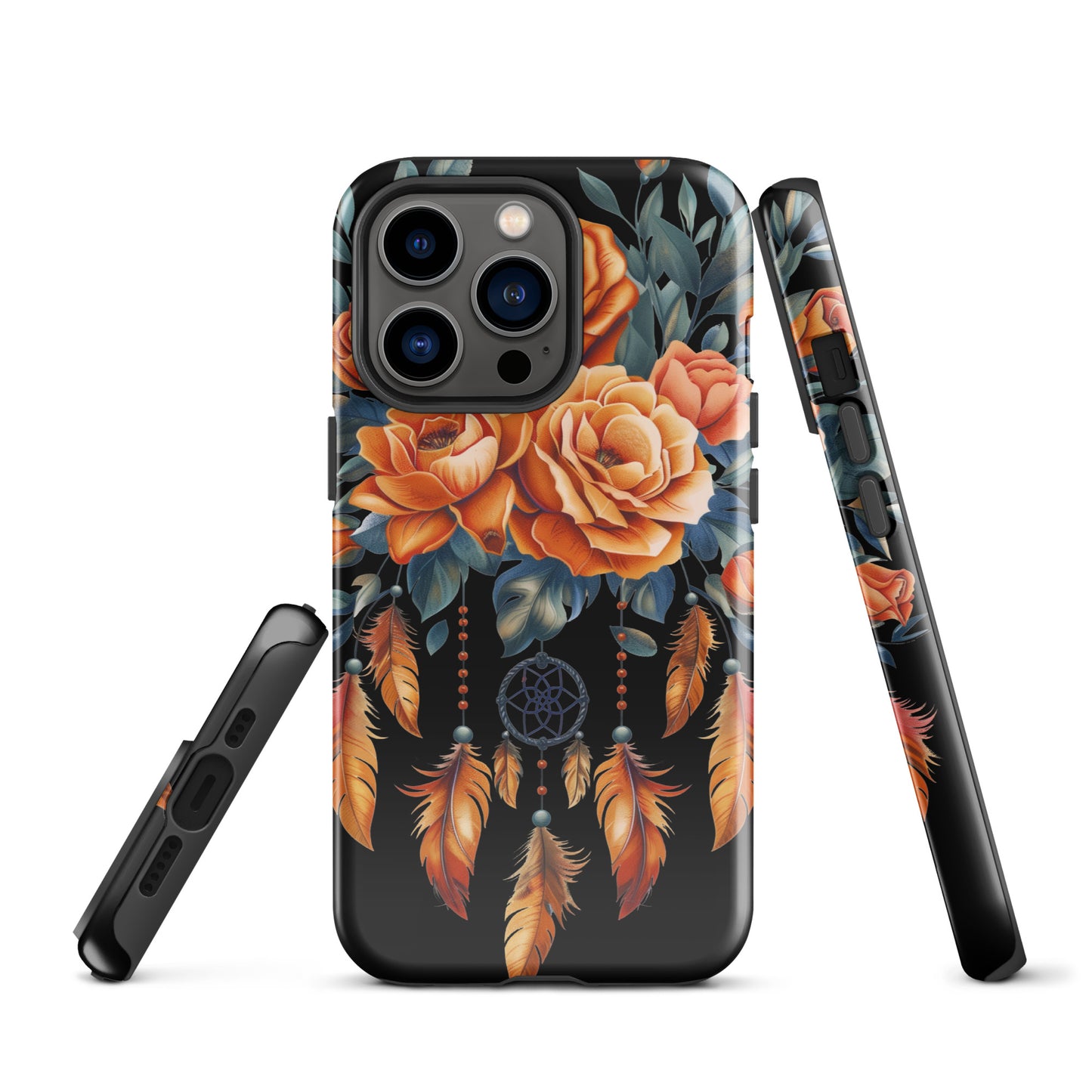 Roses dreamcatcher black Tough Case for iPhone®