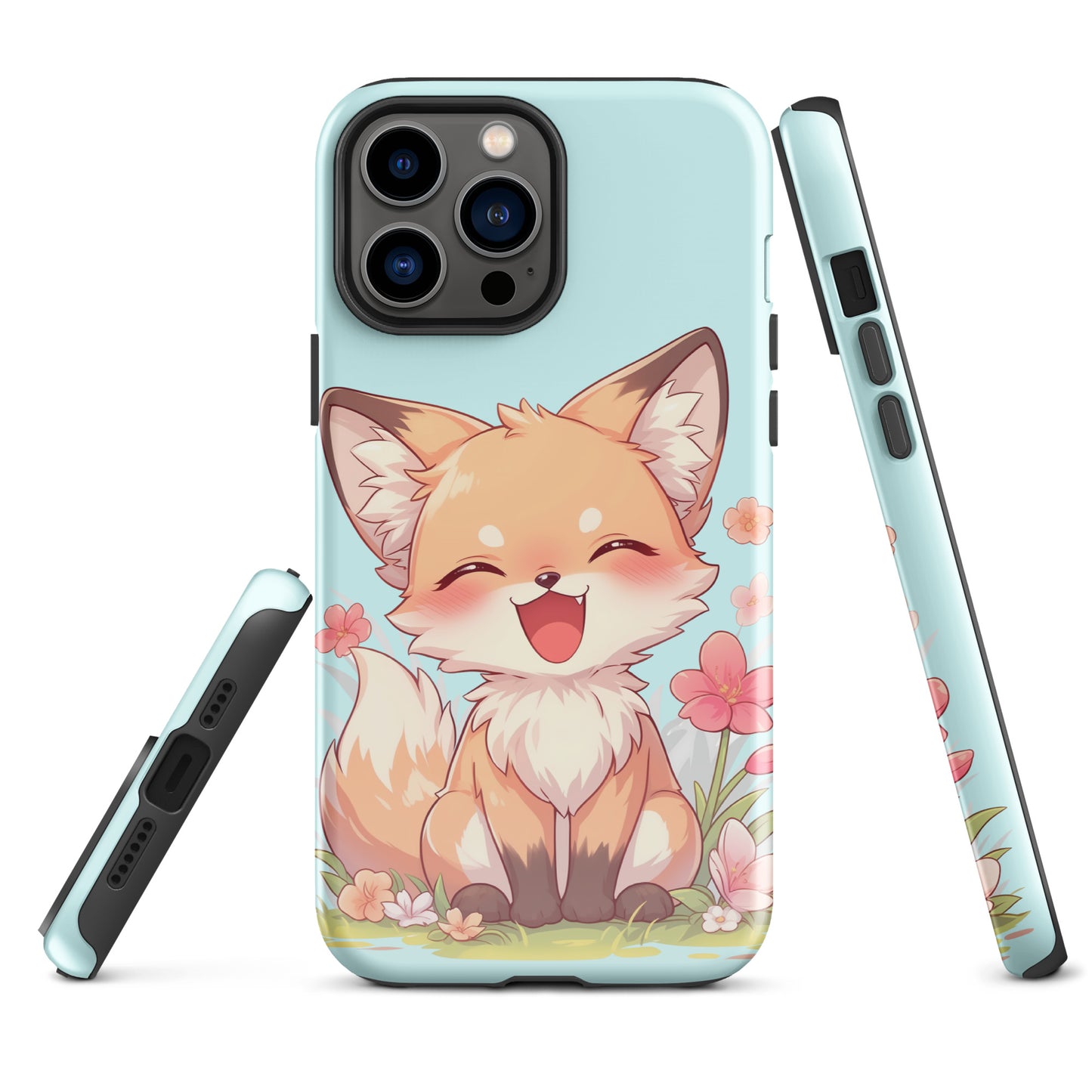 Cute red fox smiling Tough Case for iPhone®