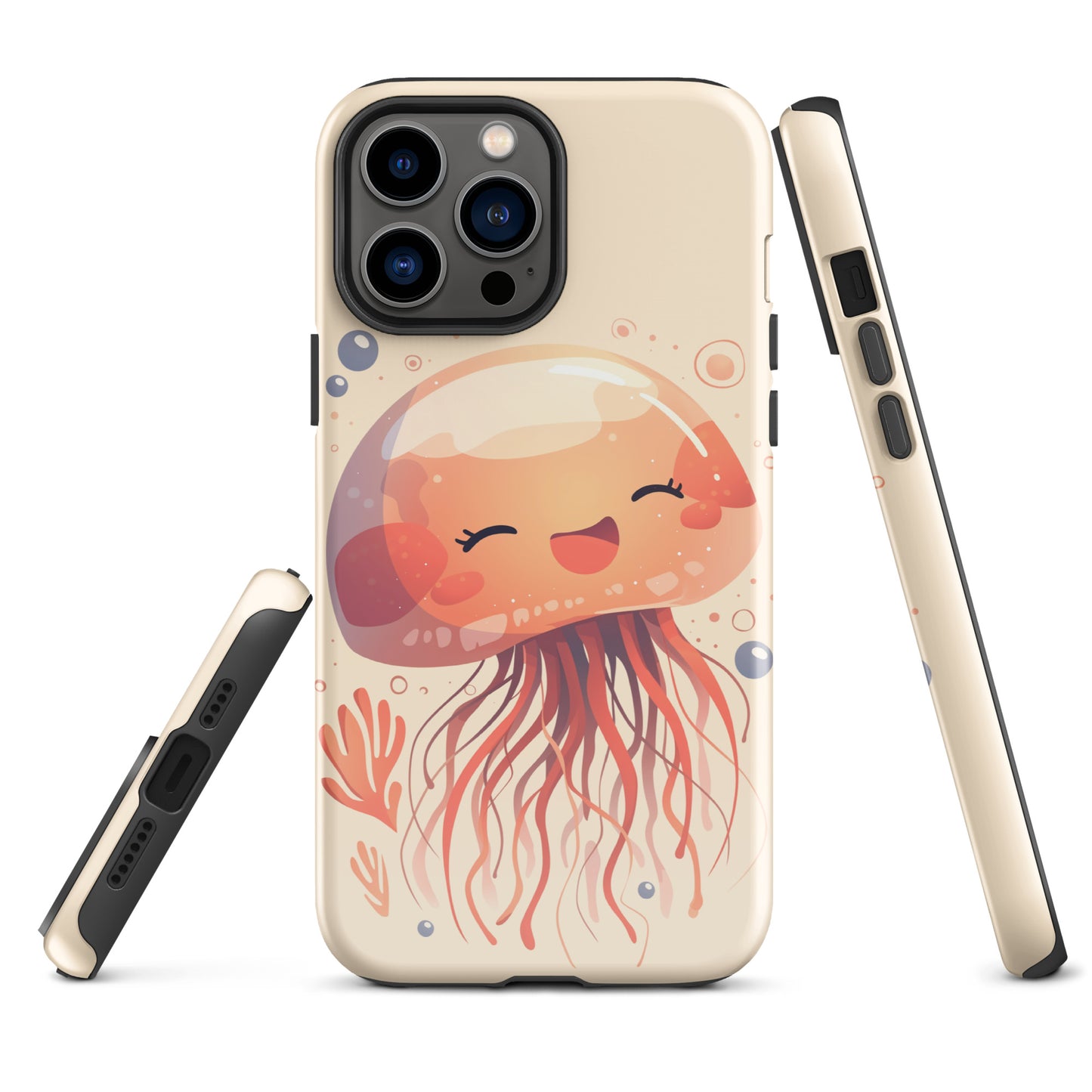 Smiling jellyfish kawaii Tough Case for iPhone®