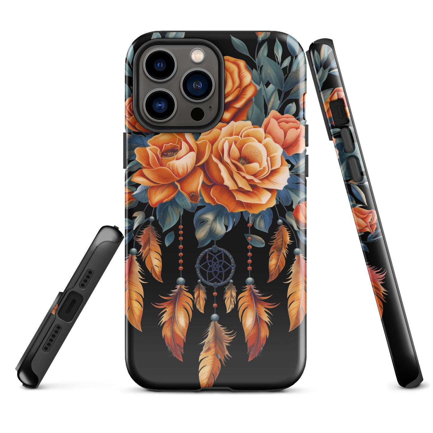 Roses dreamcatcher black Tough Case for iPhone®