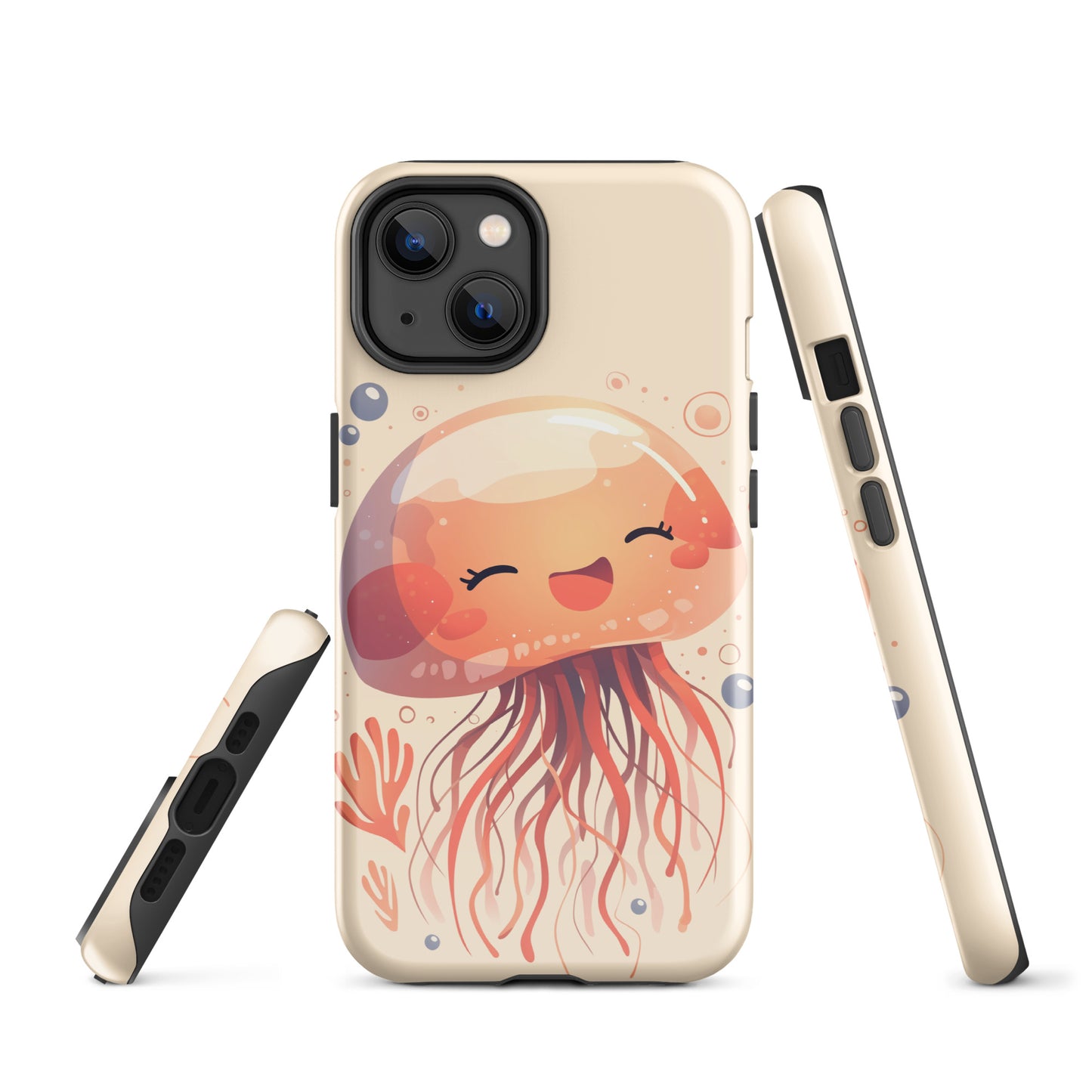 Smiling jellyfish kawaii Tough Case for iPhone®