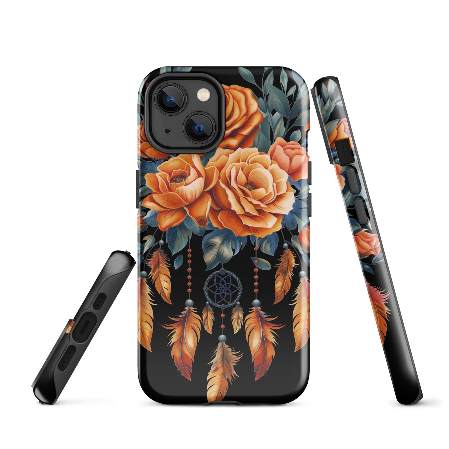 Roses dreamcatcher black Tough Case for iPhone®