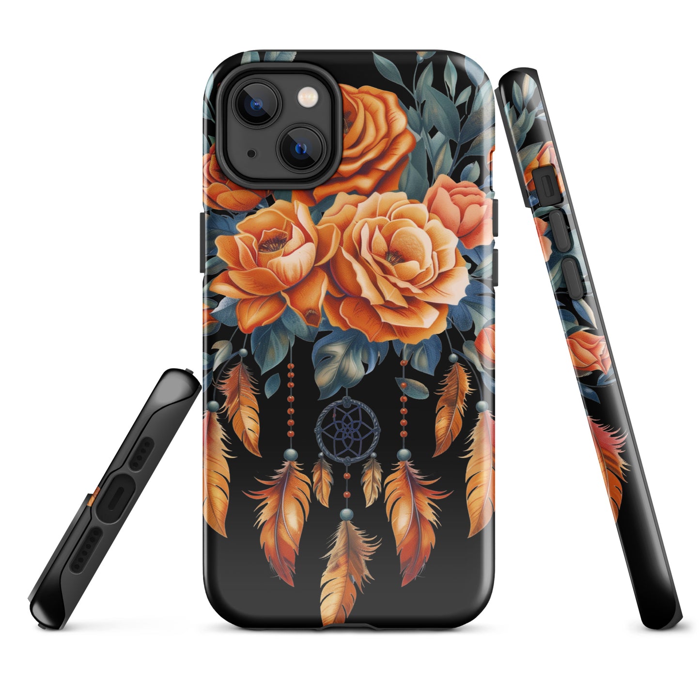 Roses dreamcatcher black Tough Case for iPhone®