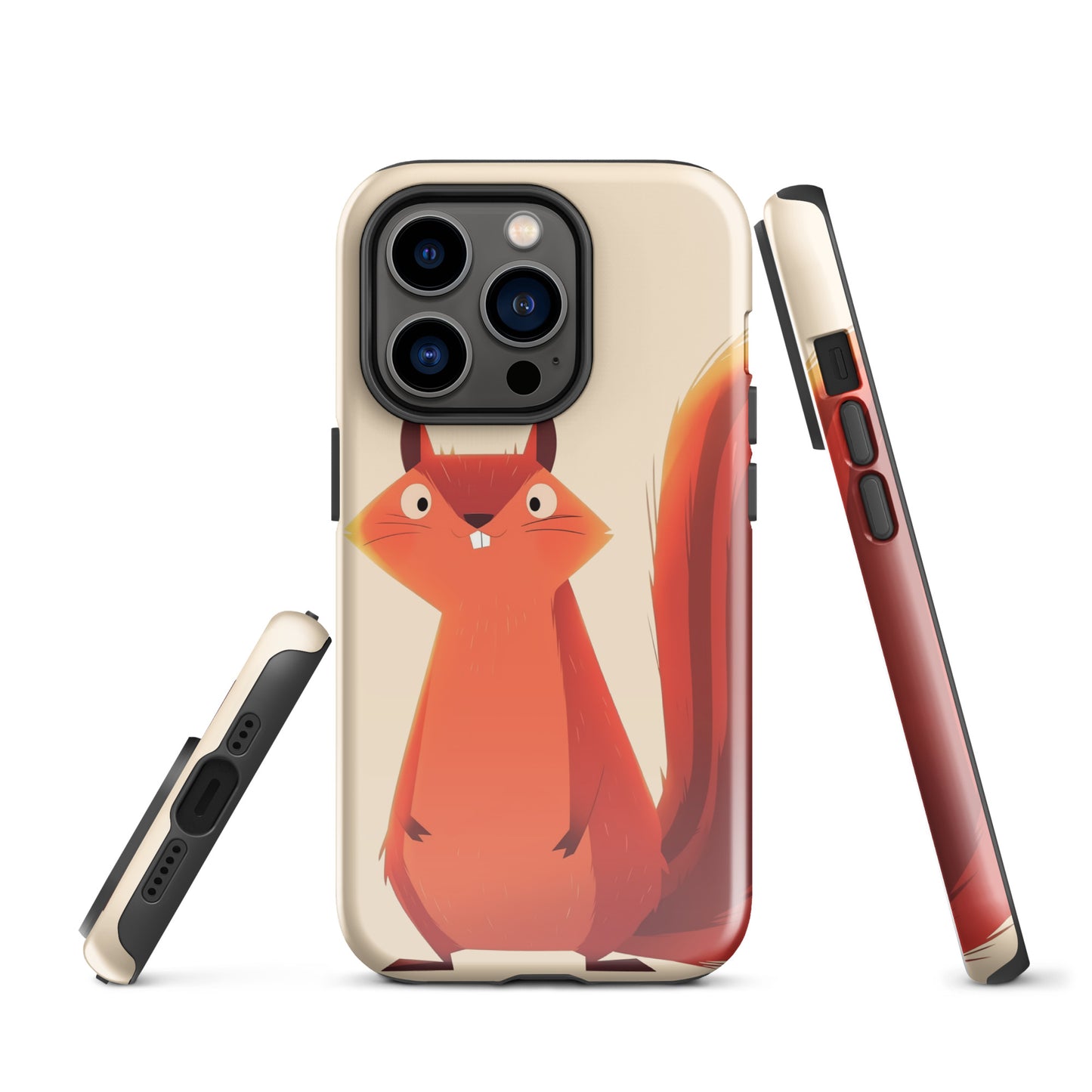 Silly red squirrel Tough Case for iPhone®