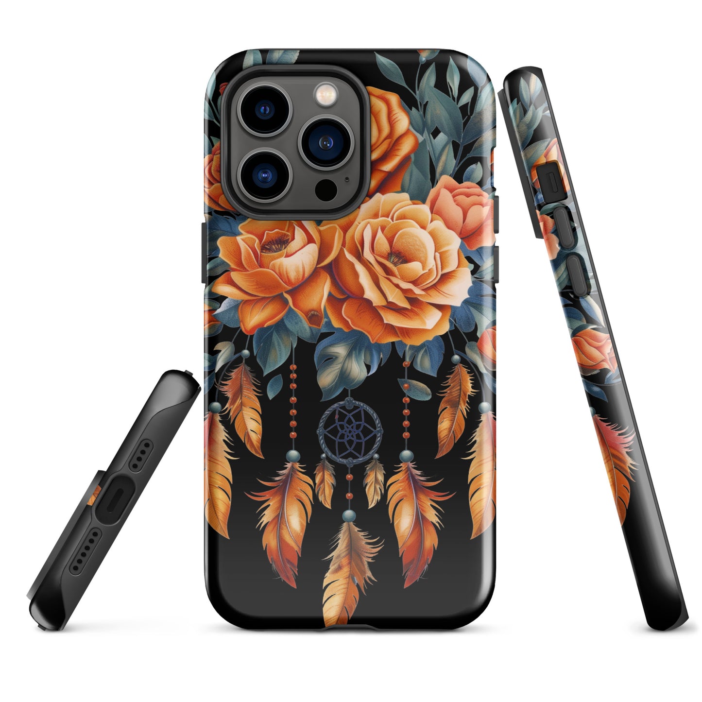 Roses dreamcatcher black Tough Case for iPhone®